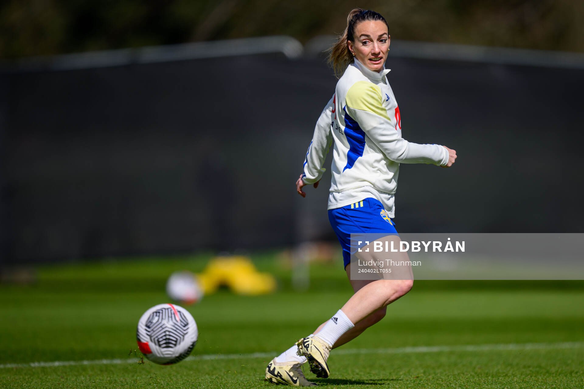 Kosovare Asllani of Sweden of the Swedish women's national