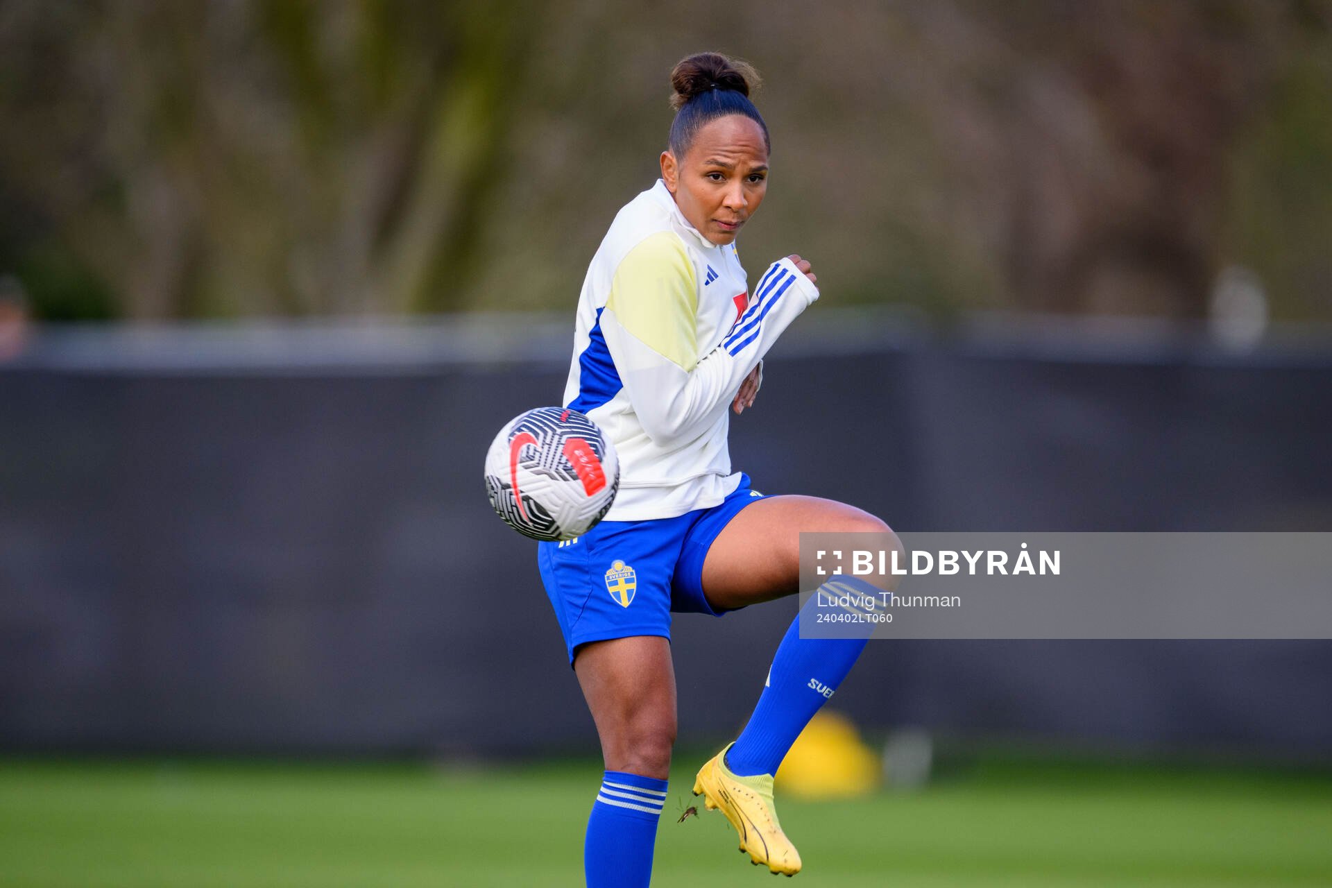 Madelen Janogy of Sweden of the Swedish women's national