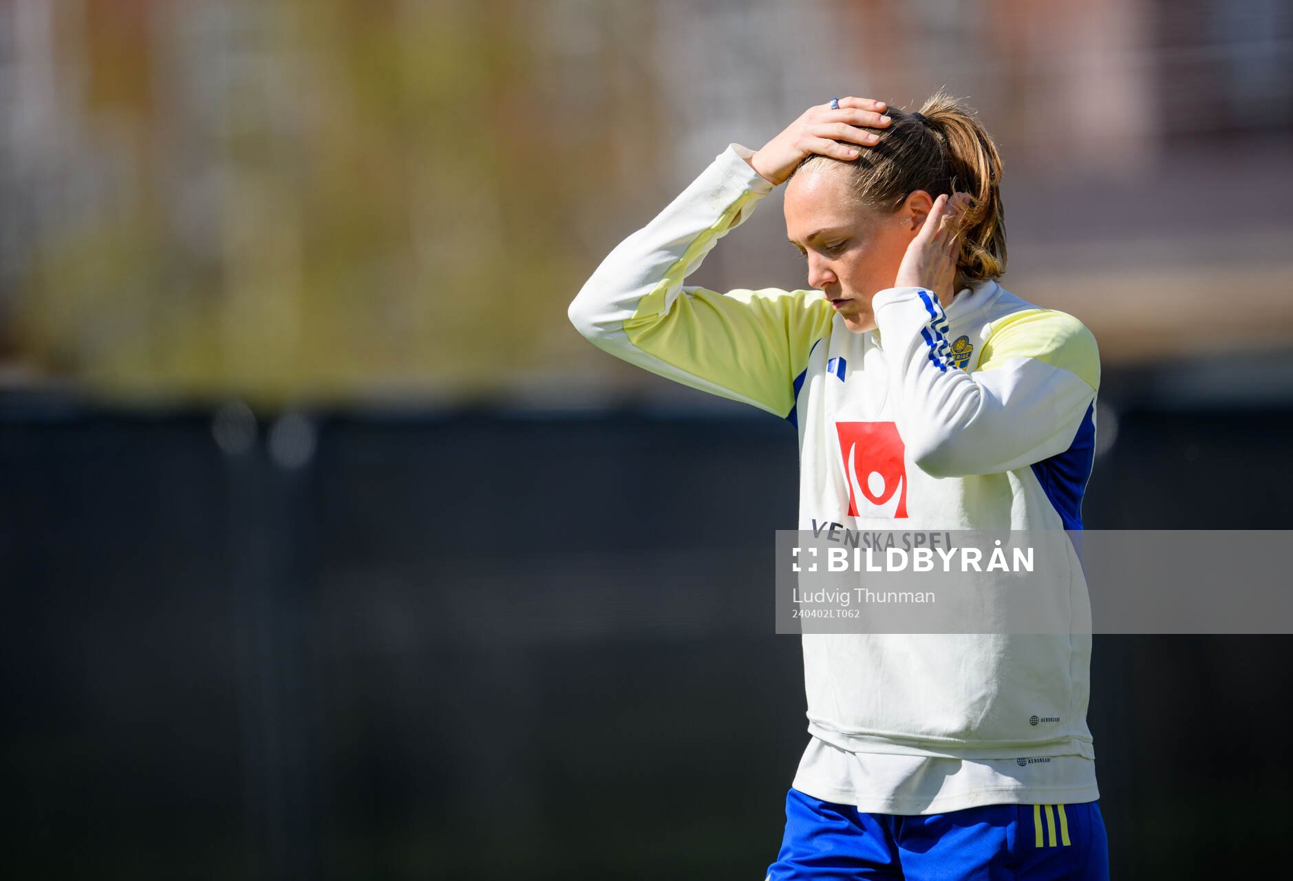 Magdalena Eriksson of Sweden looks dejected of the Swedish