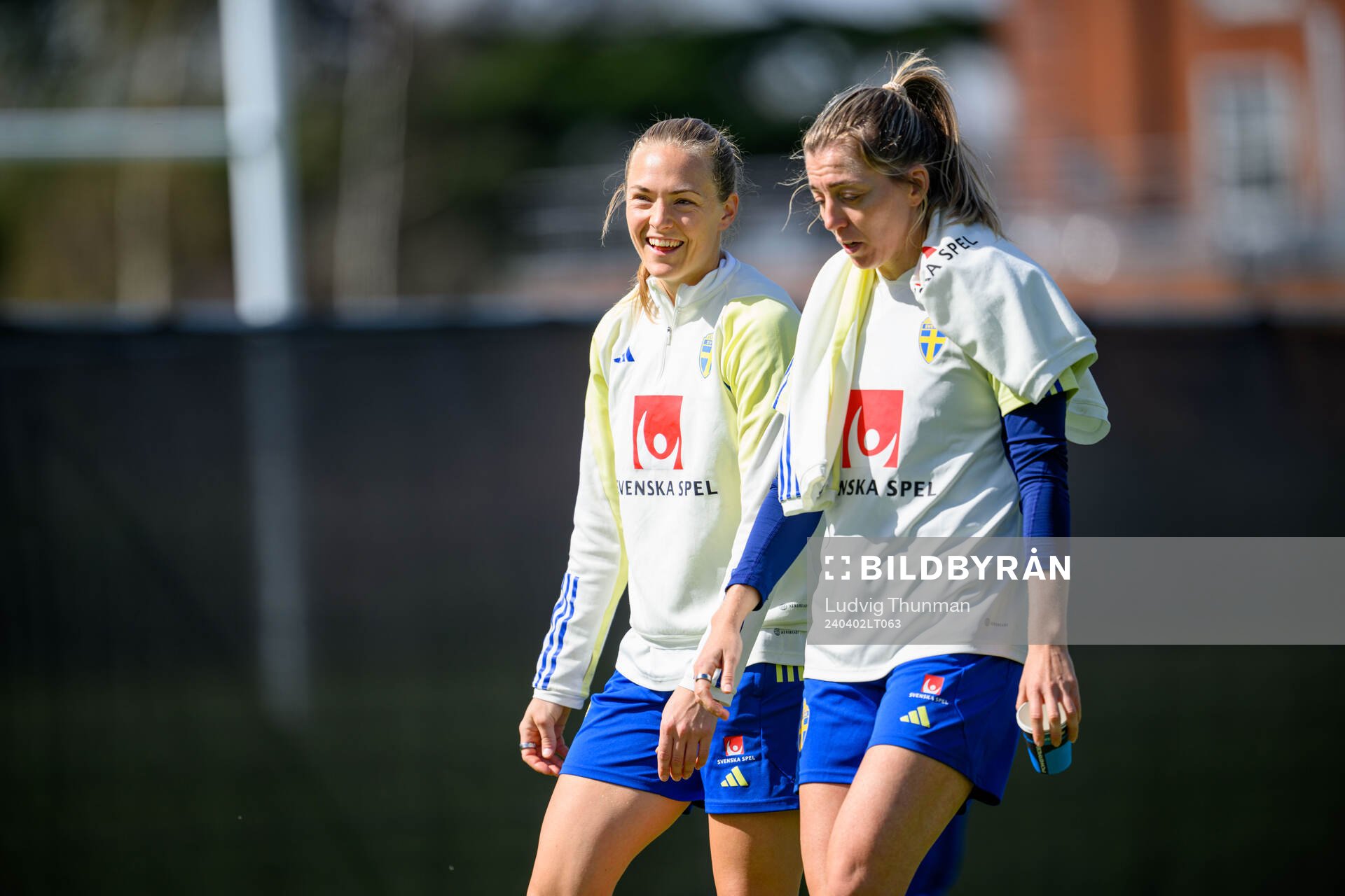 Magdalena Eriksson and Linda Sembrant of Sweden of the