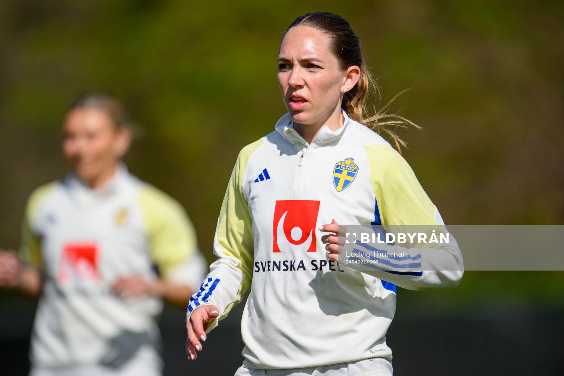 Elin Rubensson of Sweden of the Swedish women's national