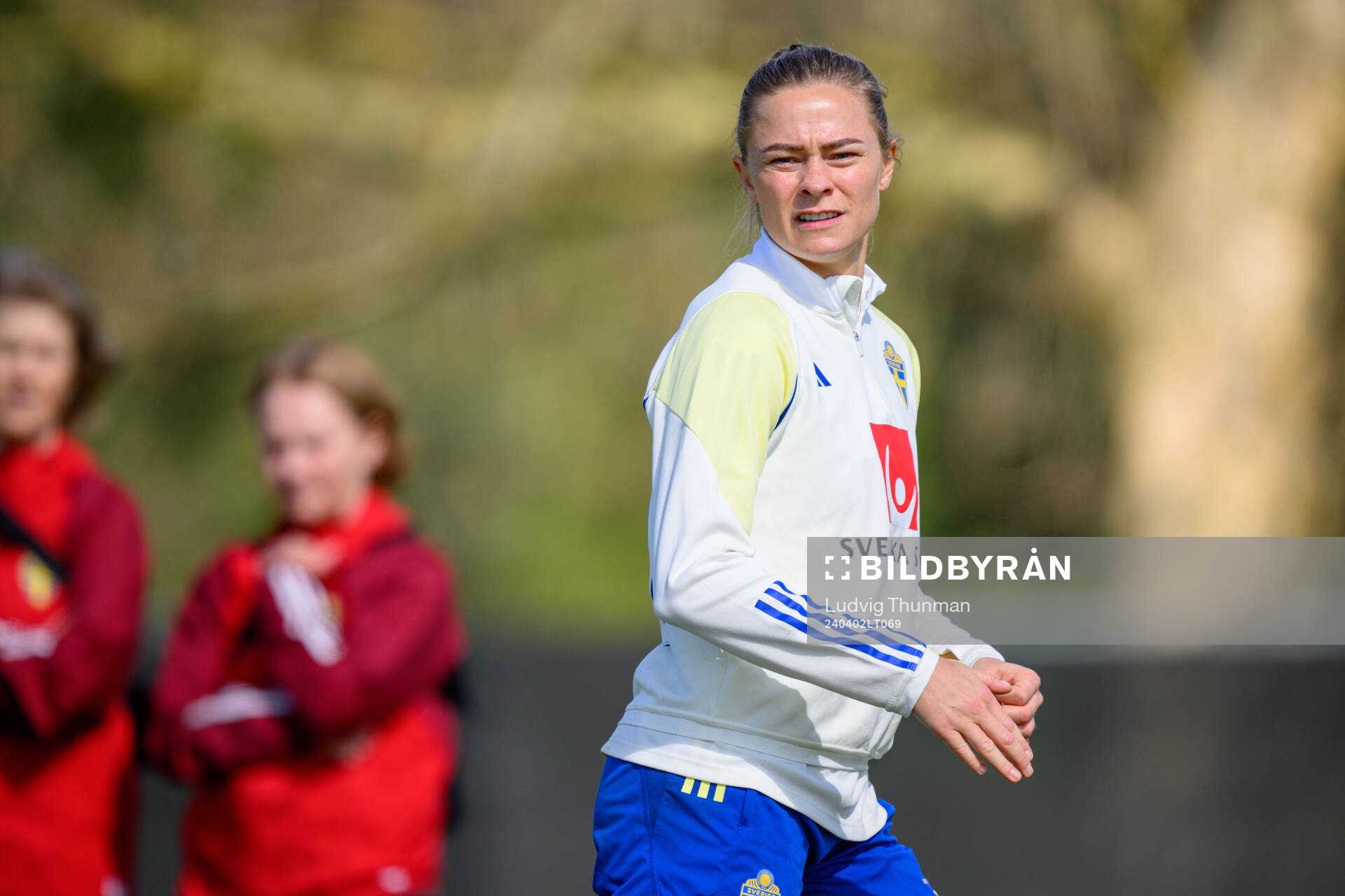 Fridolina Rolfö of Sweden of the Swedish women's national