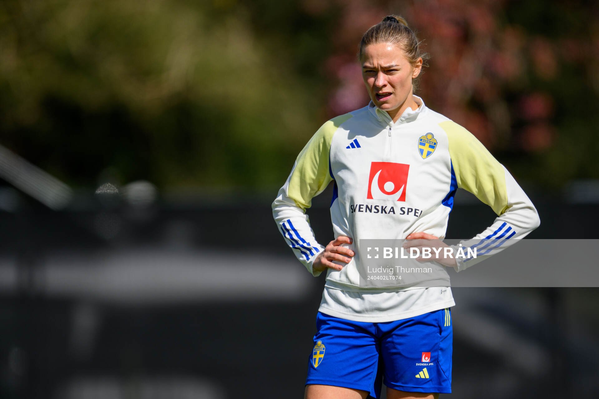 Fridolina Rolfö of Sweden of the Swedish women's national