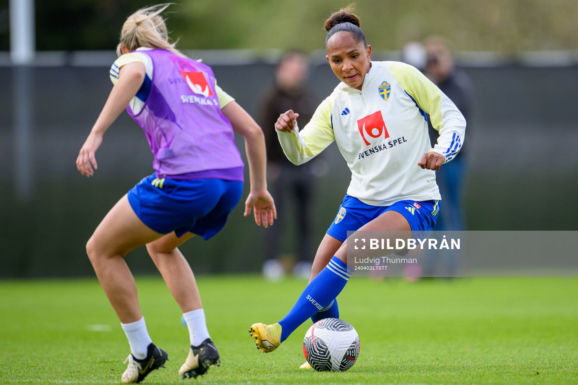 Madelen Janogy of Sweden of the Swedish women's national