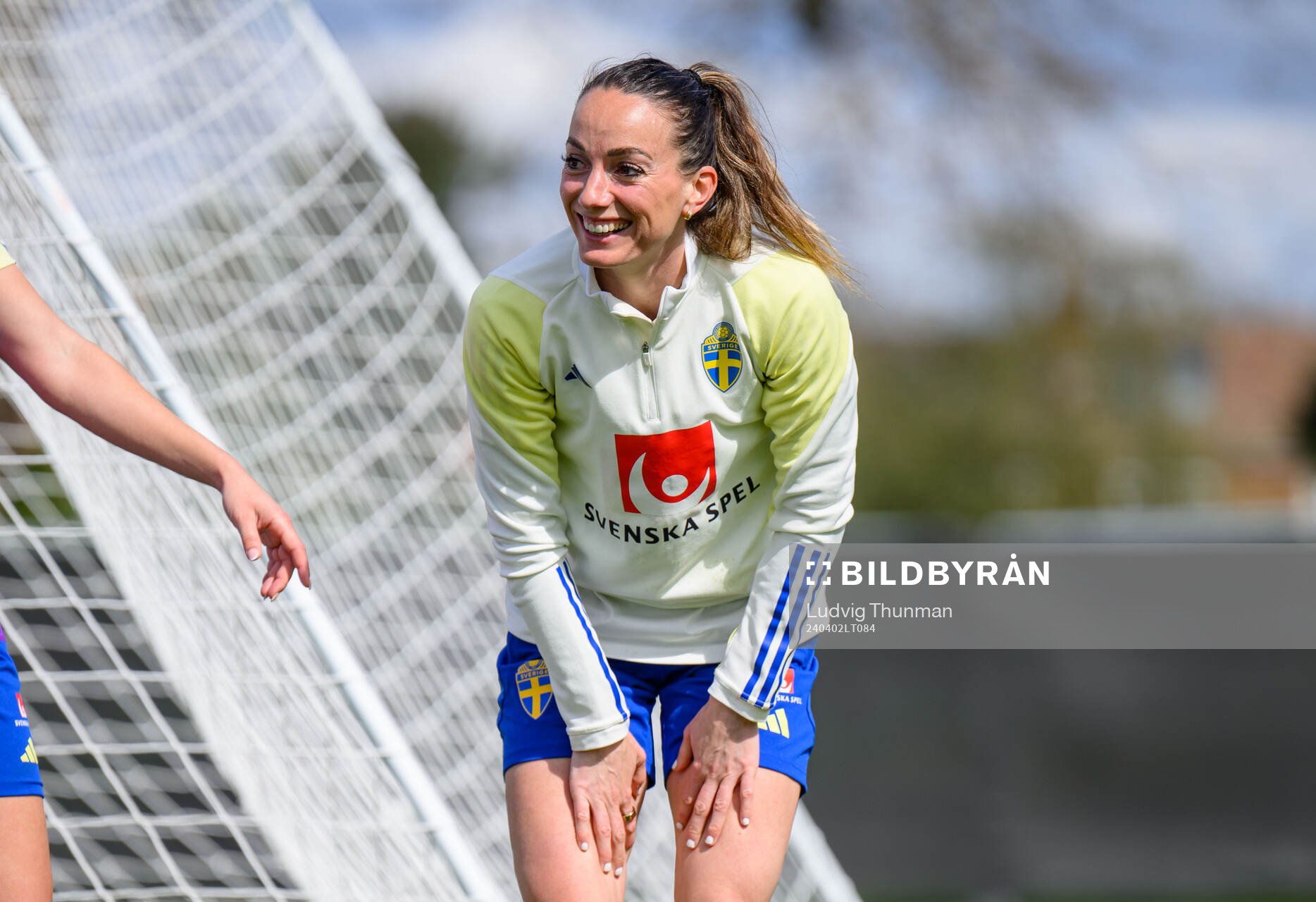 Kosovare Asllani of Sweden of the Swedish women's national