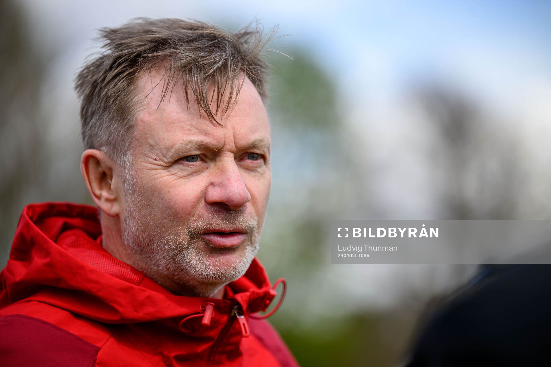 Head coach Peter Gerhardsson of Sweden of the Swedish