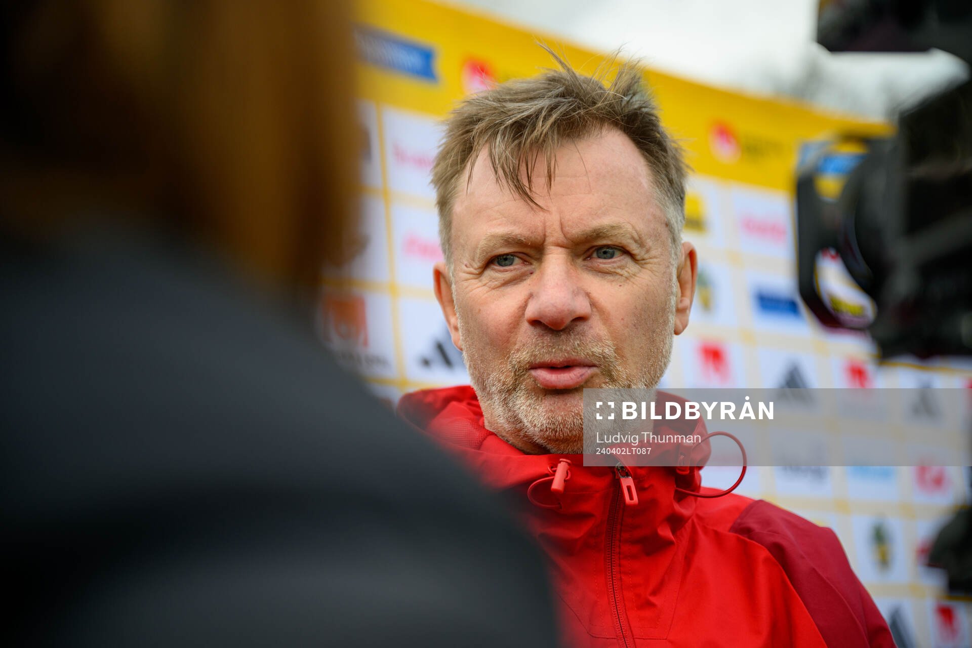 Head coach Peter Gerhardsson of Sweden of the Swedish