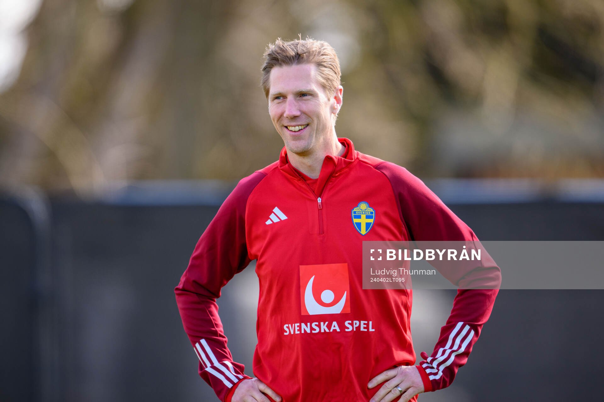 Sports psychologist Rasmus Liljeblad of the Swedish women's