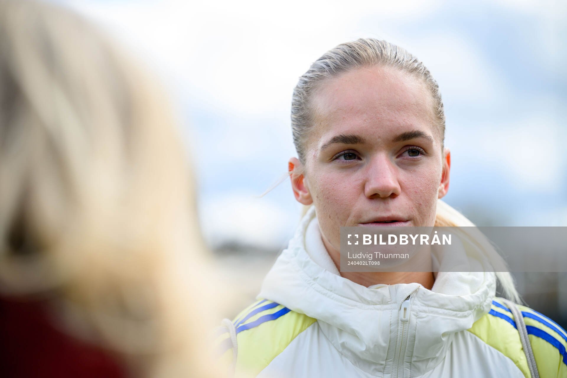 Hanna Lundkvist of Sweden of the Swedish women's national