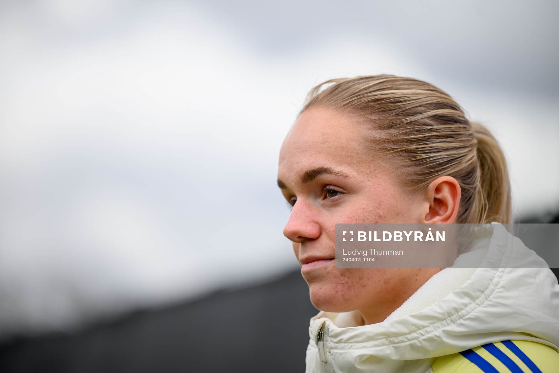 Hanna Lundkvist of Sweden of the Swedish women's national