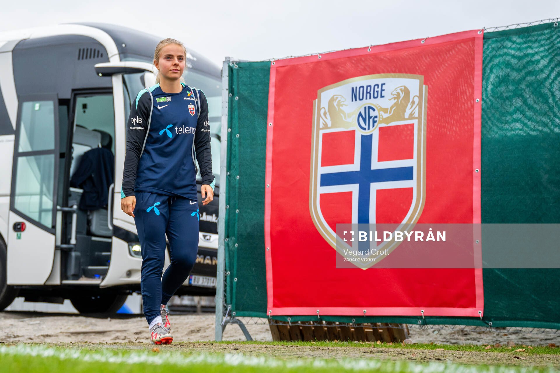 Emilie Woldvik of the Norwegian women's national football