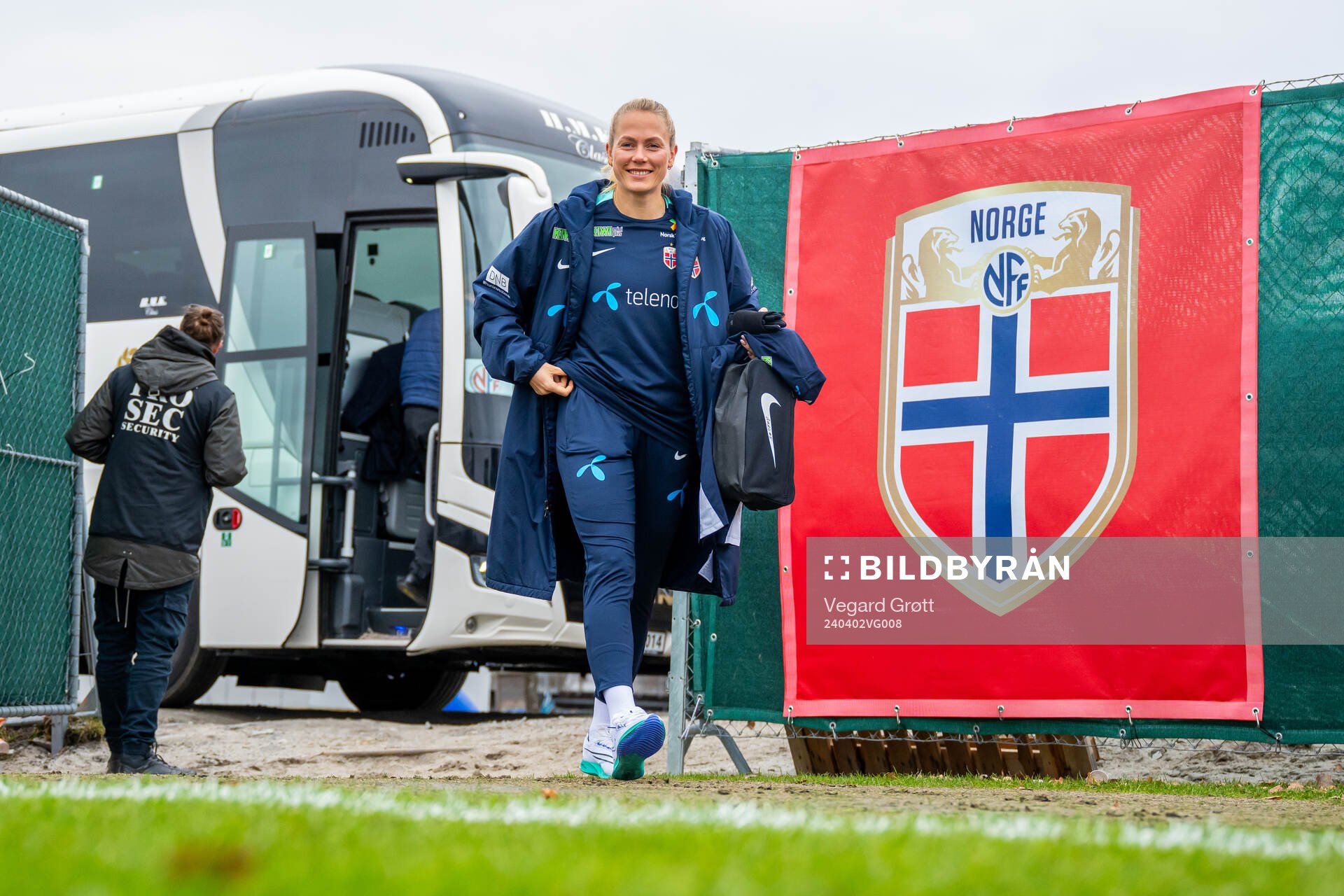 Guro Bergsvand of the Norwegian women's national football