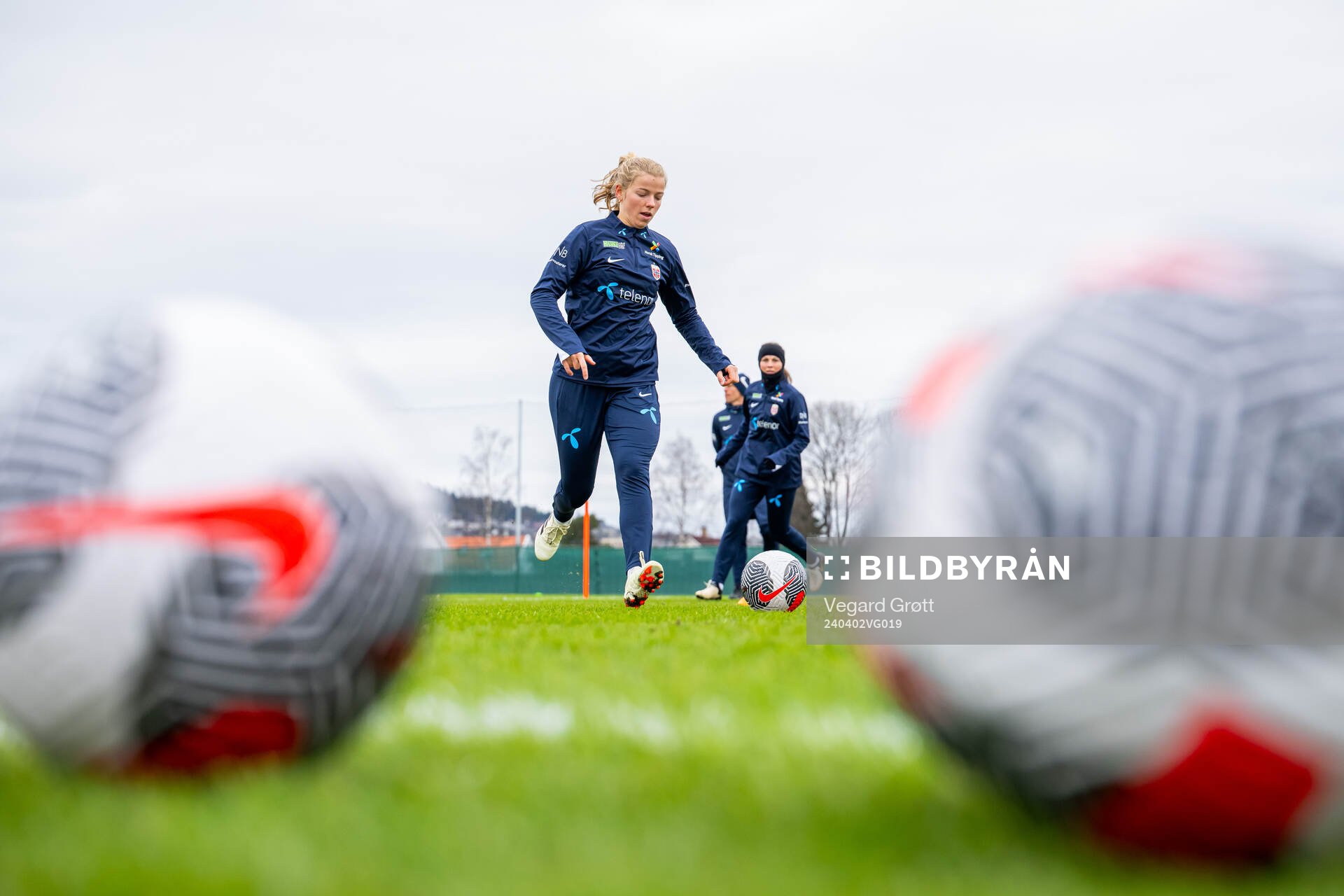 Justine Kielland of the Norwegian women's national football