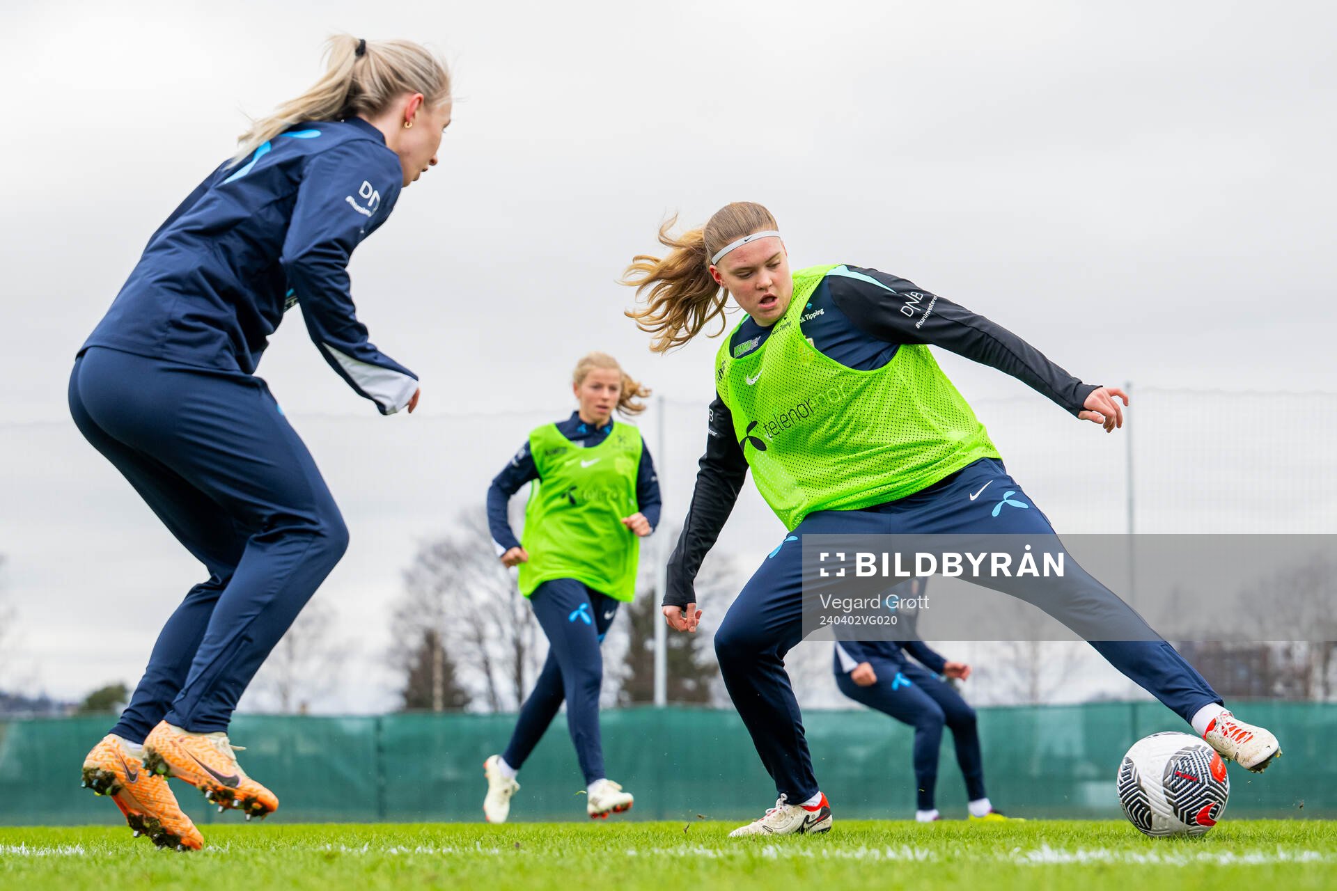 Signe Gaupset of the Norwegian women's national football