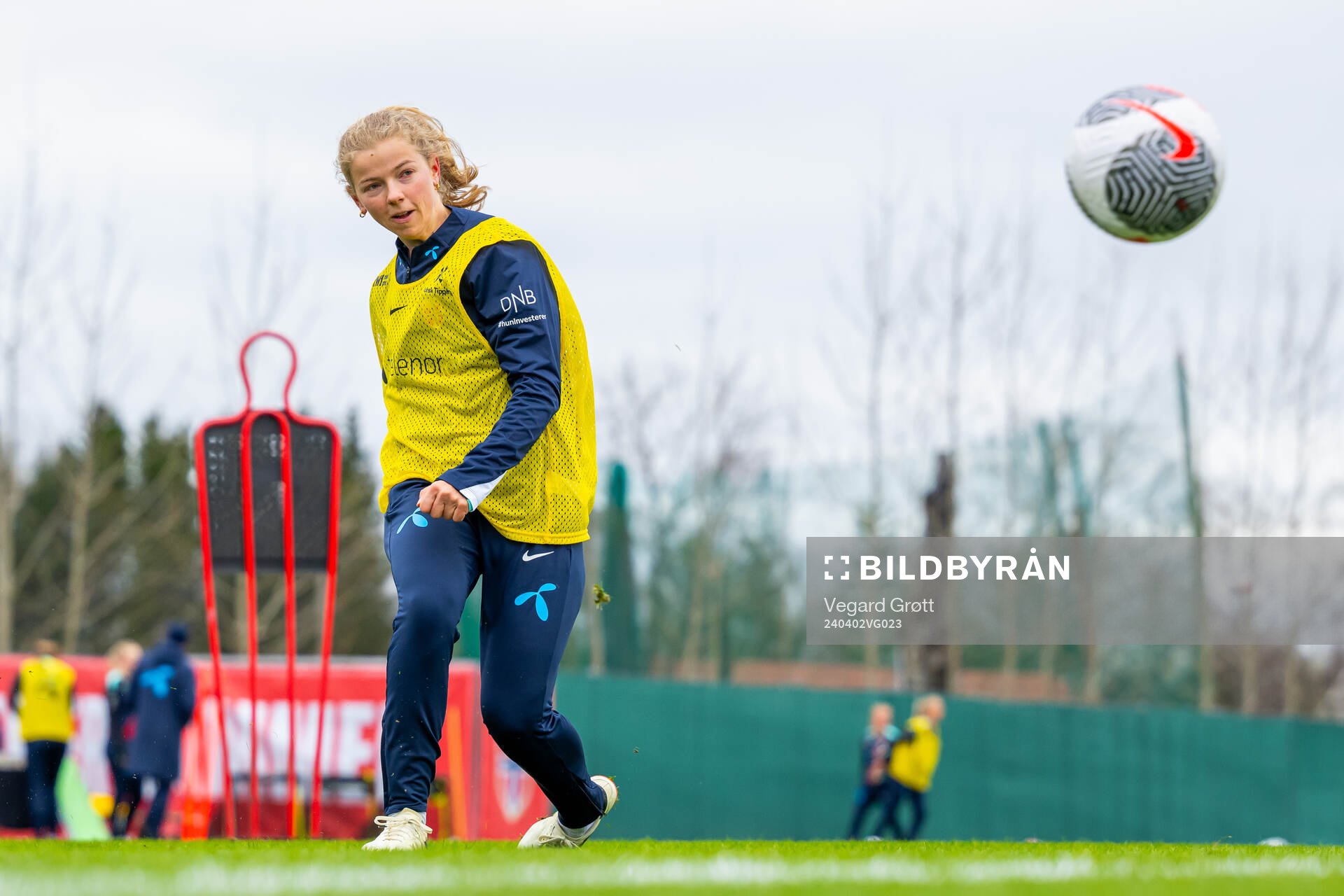 Justine Kielland of the Norwegian women's national football
