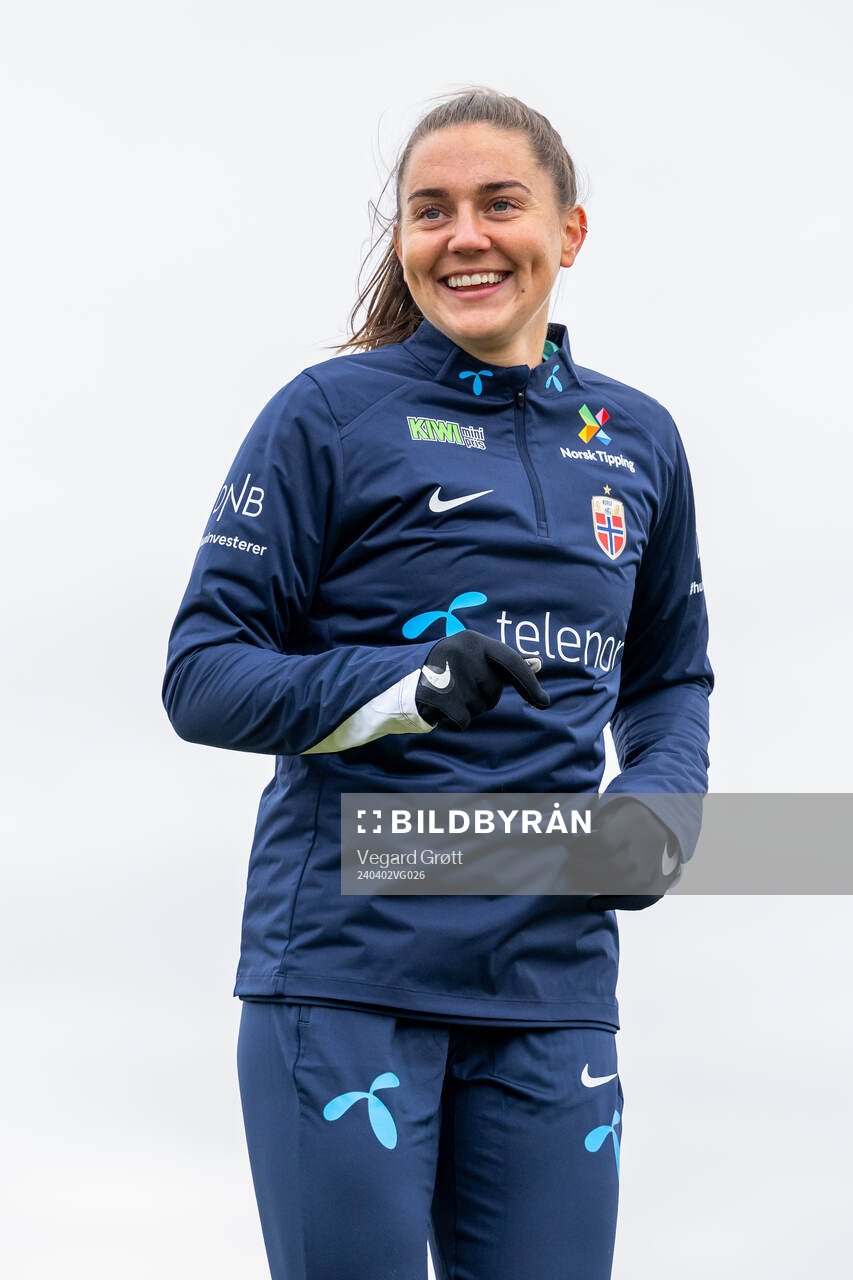 Vilde Bøe Risa of the Norwegian women's national football
