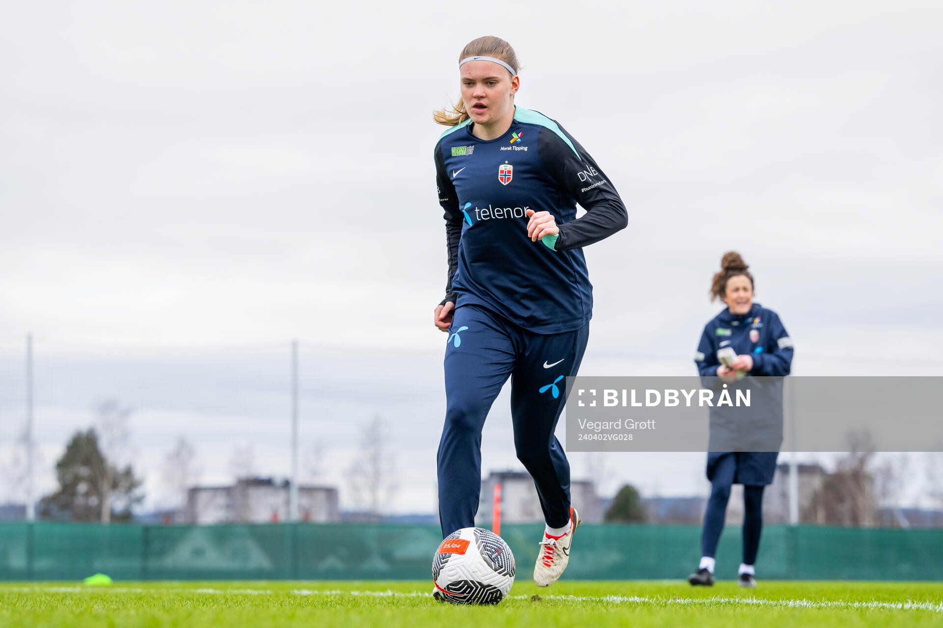 Signe Gaupset of the Norwegian women's national football