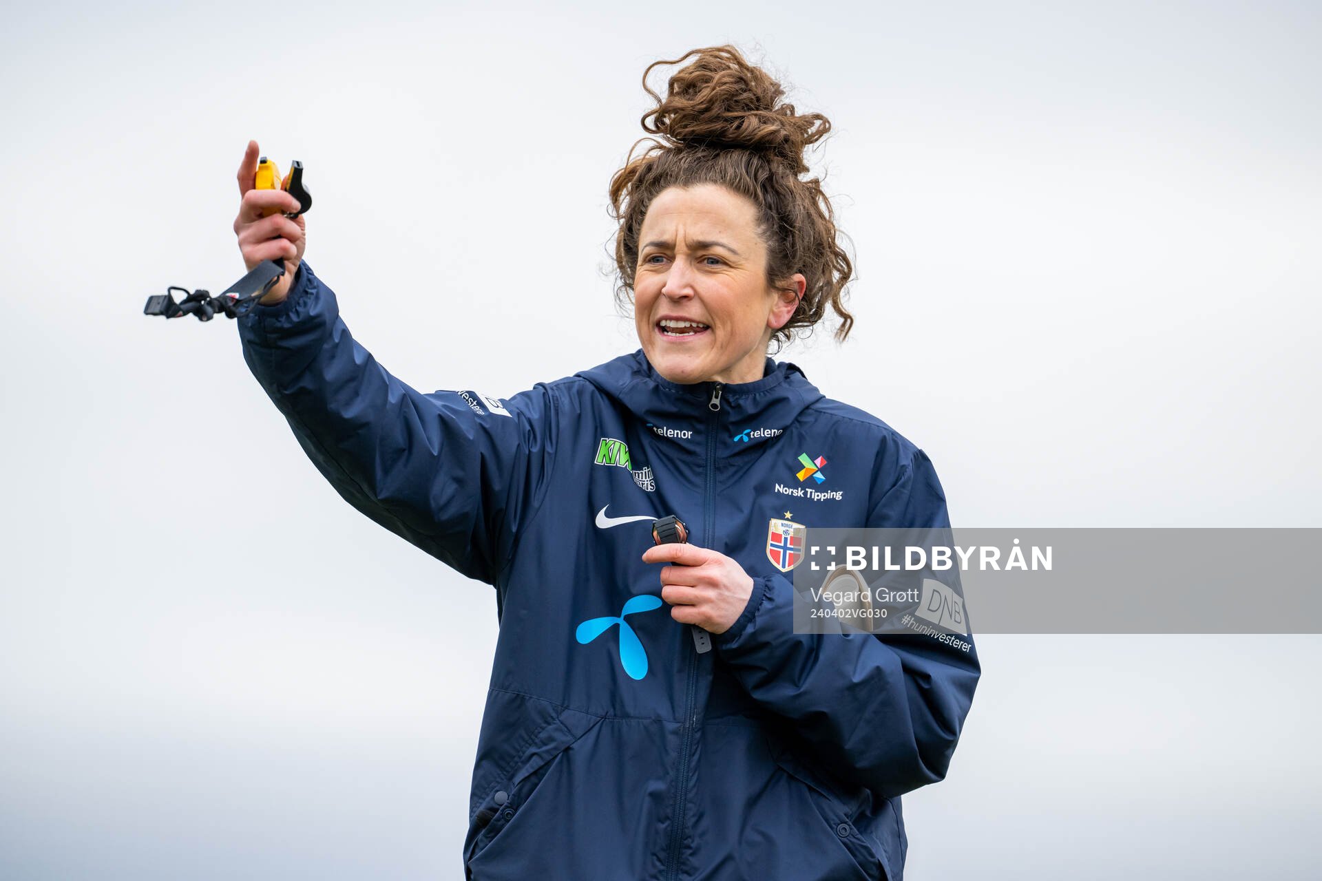 Frankie Hunter, fitness coach of the Norwegian women's