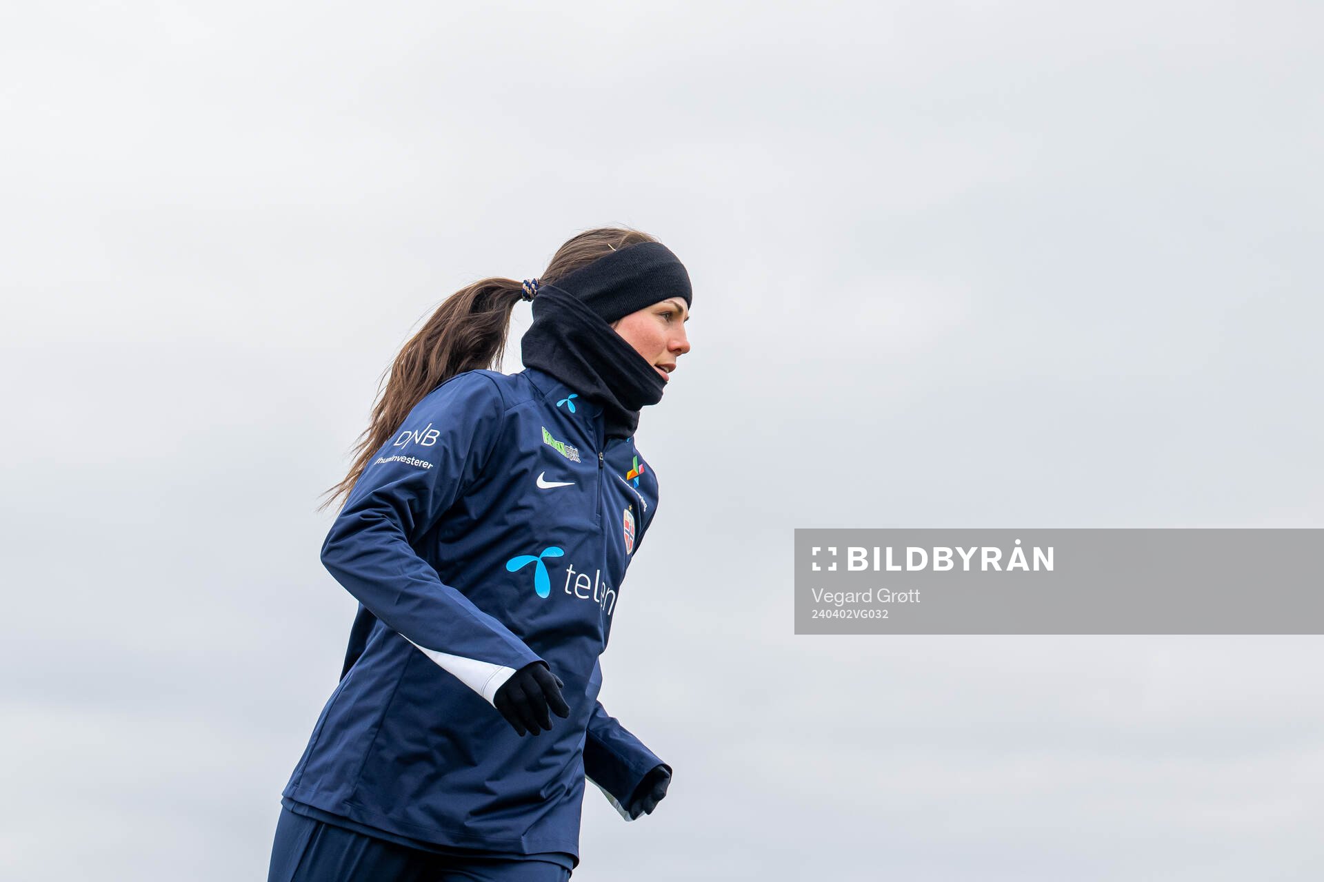 Tuva Hansen of the Norwegian women's national football team
