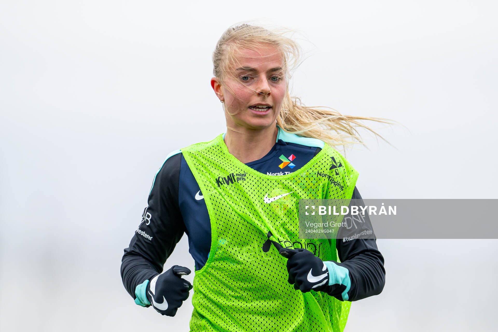 Emilie Woldvik of the Norwegian women's national football