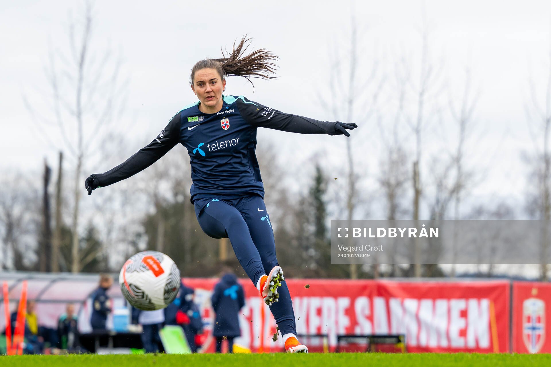 Vilde Bøe Risa of the Norwegian women's national football