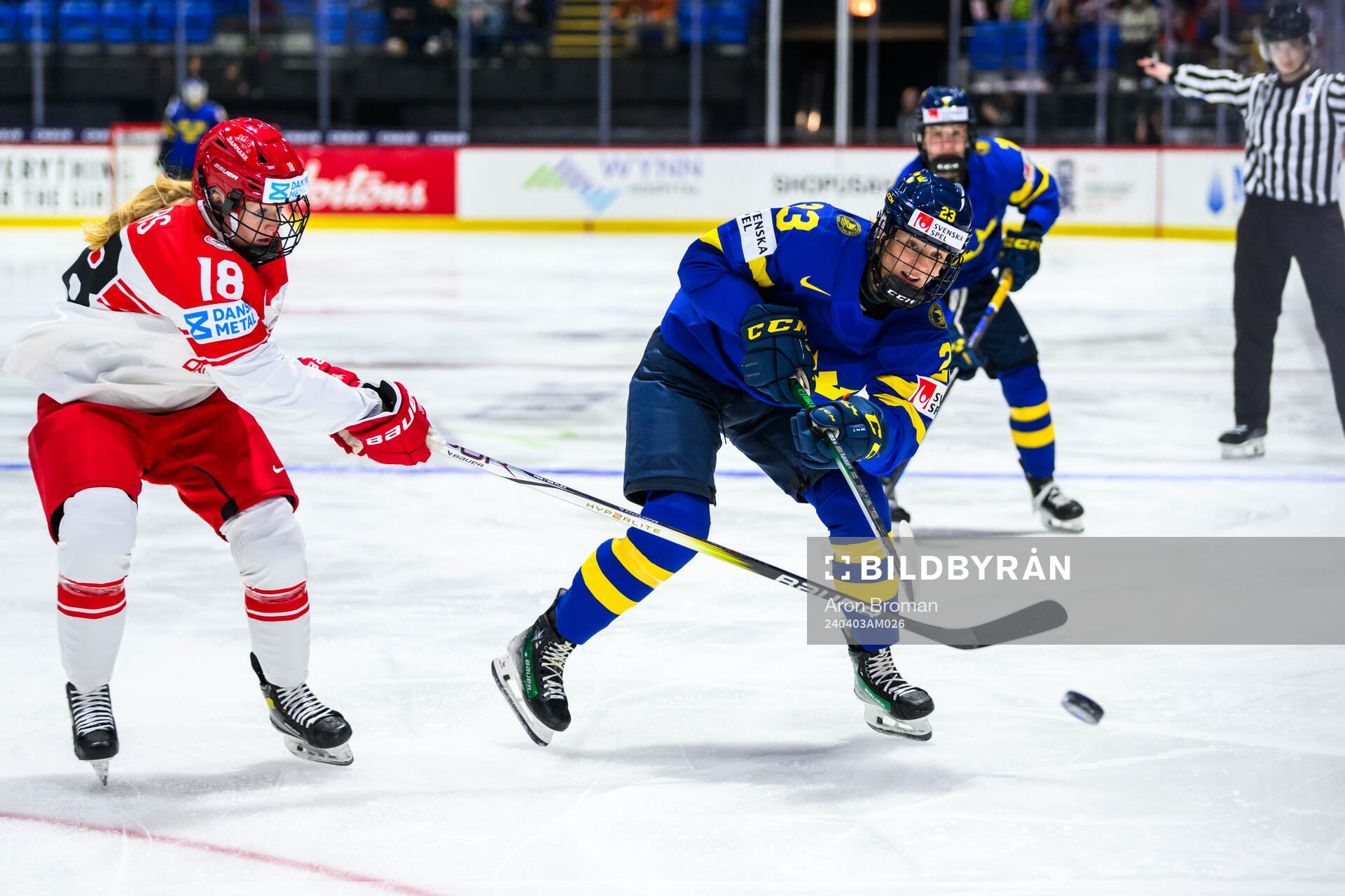 Maria Peters of Denmark and Thea Johansson of Sweden