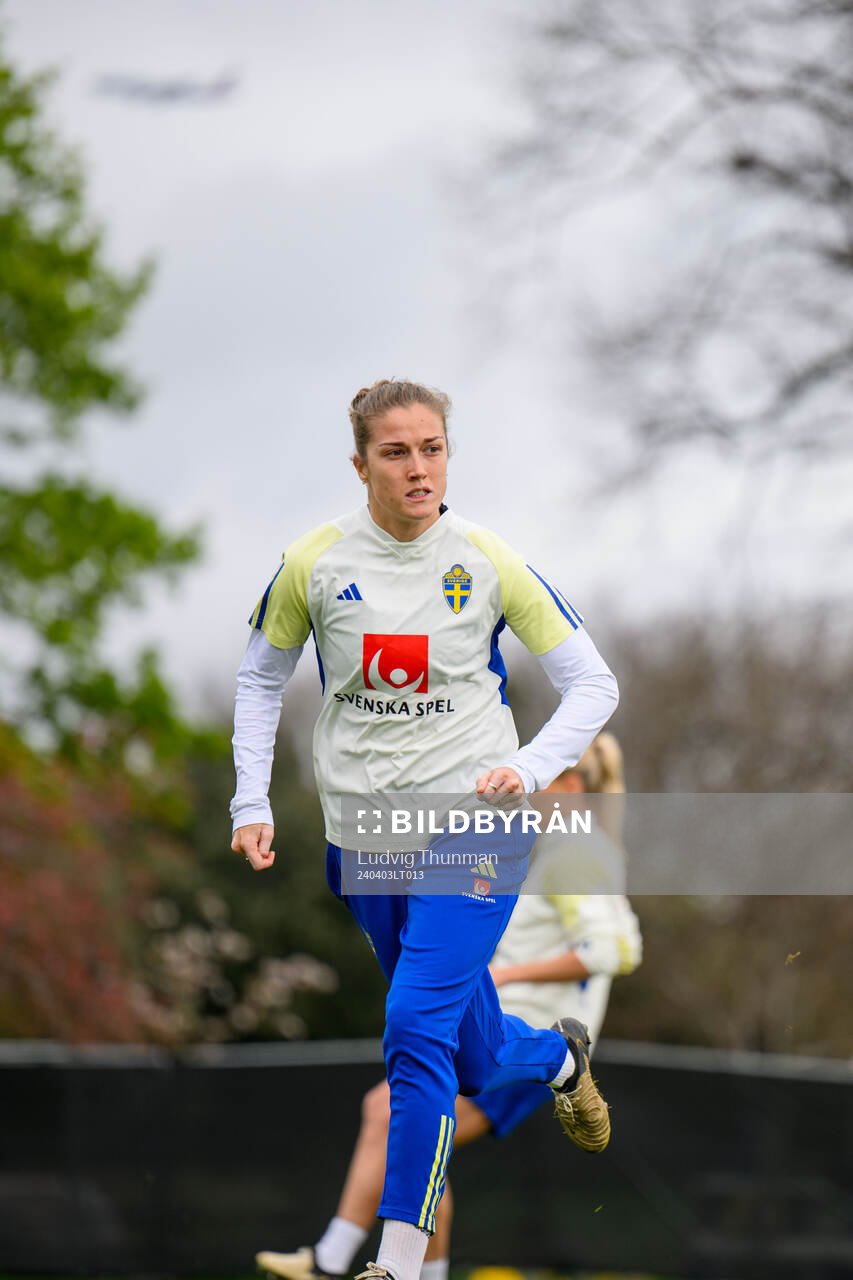 Filippa Angeldahl of Sweden of the women's national