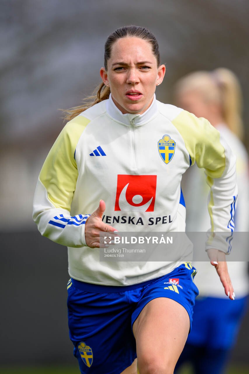 Elin Rubensson of Sweden of the women's national football