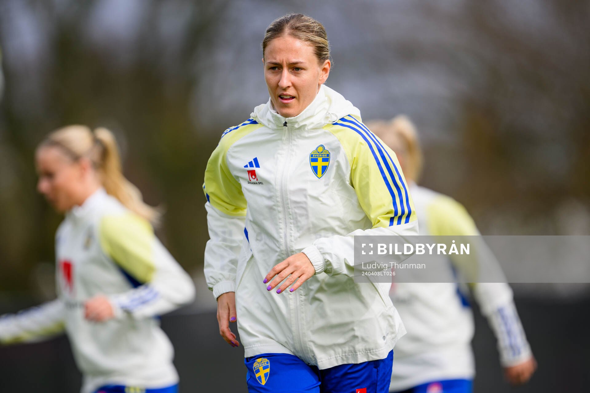 Emma Kullberg of Sweden of the women's national football