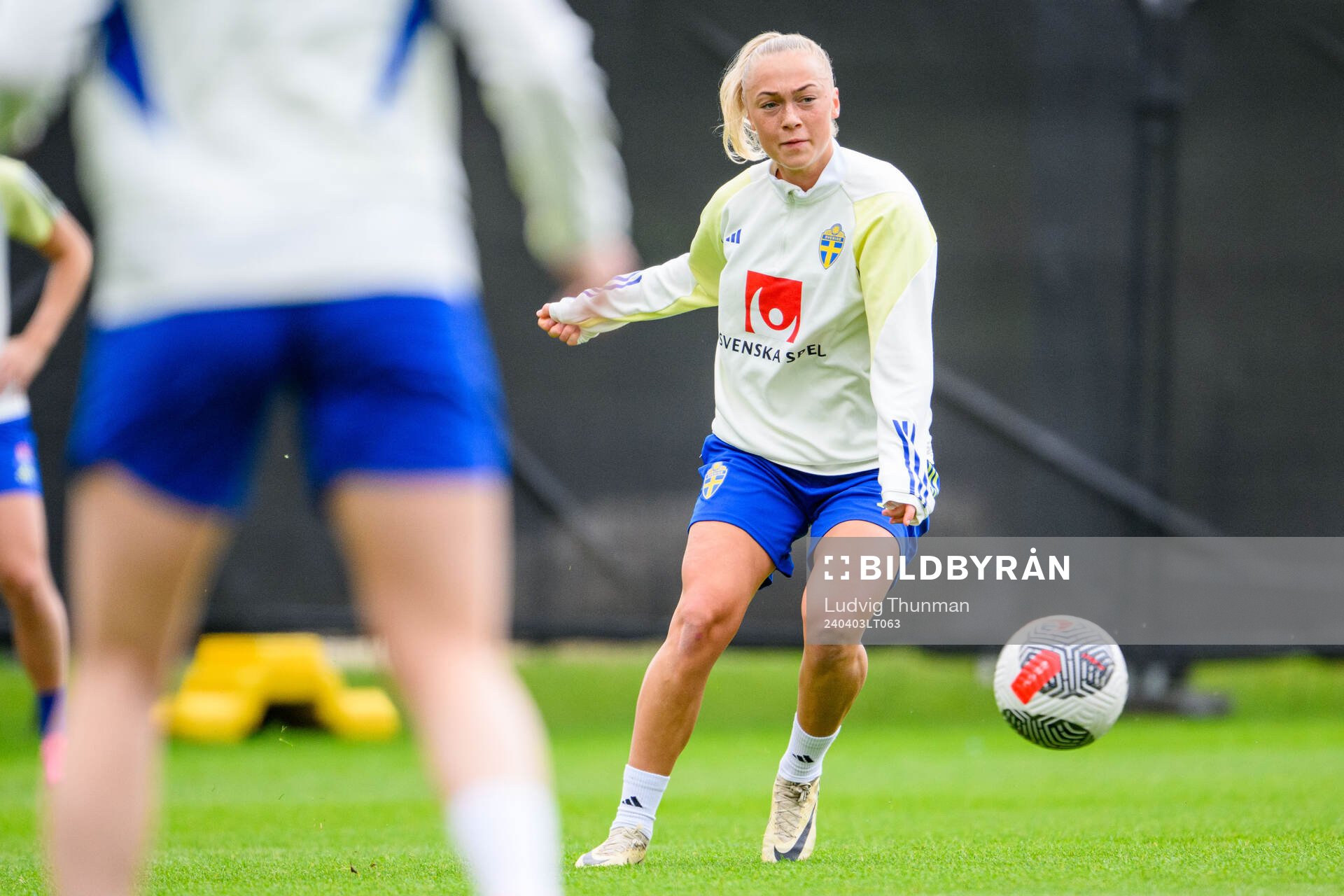 Hanna Bennison of Sweden of the women's national football