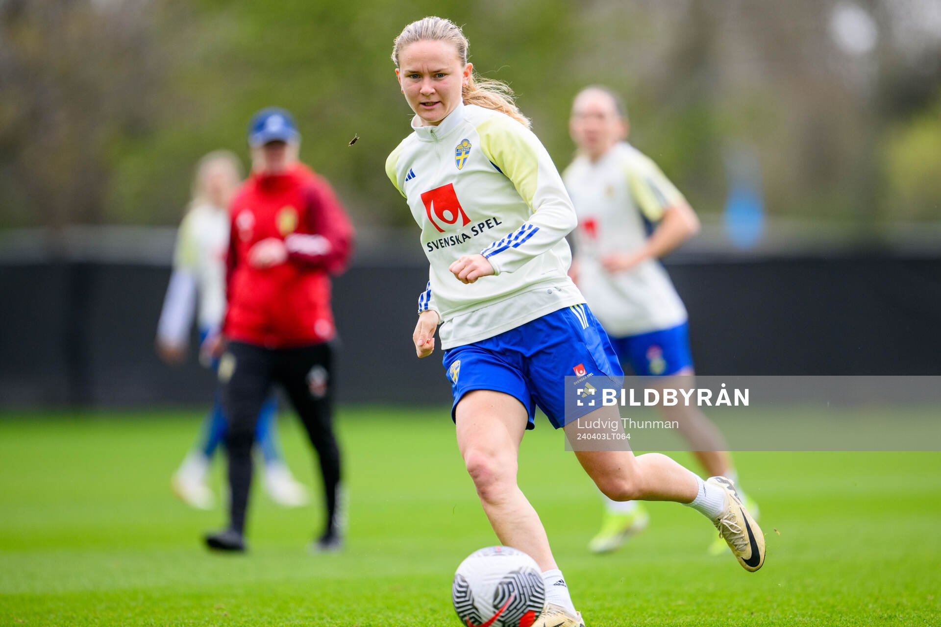 Matilda Vinberg of Sweden of the women's national football