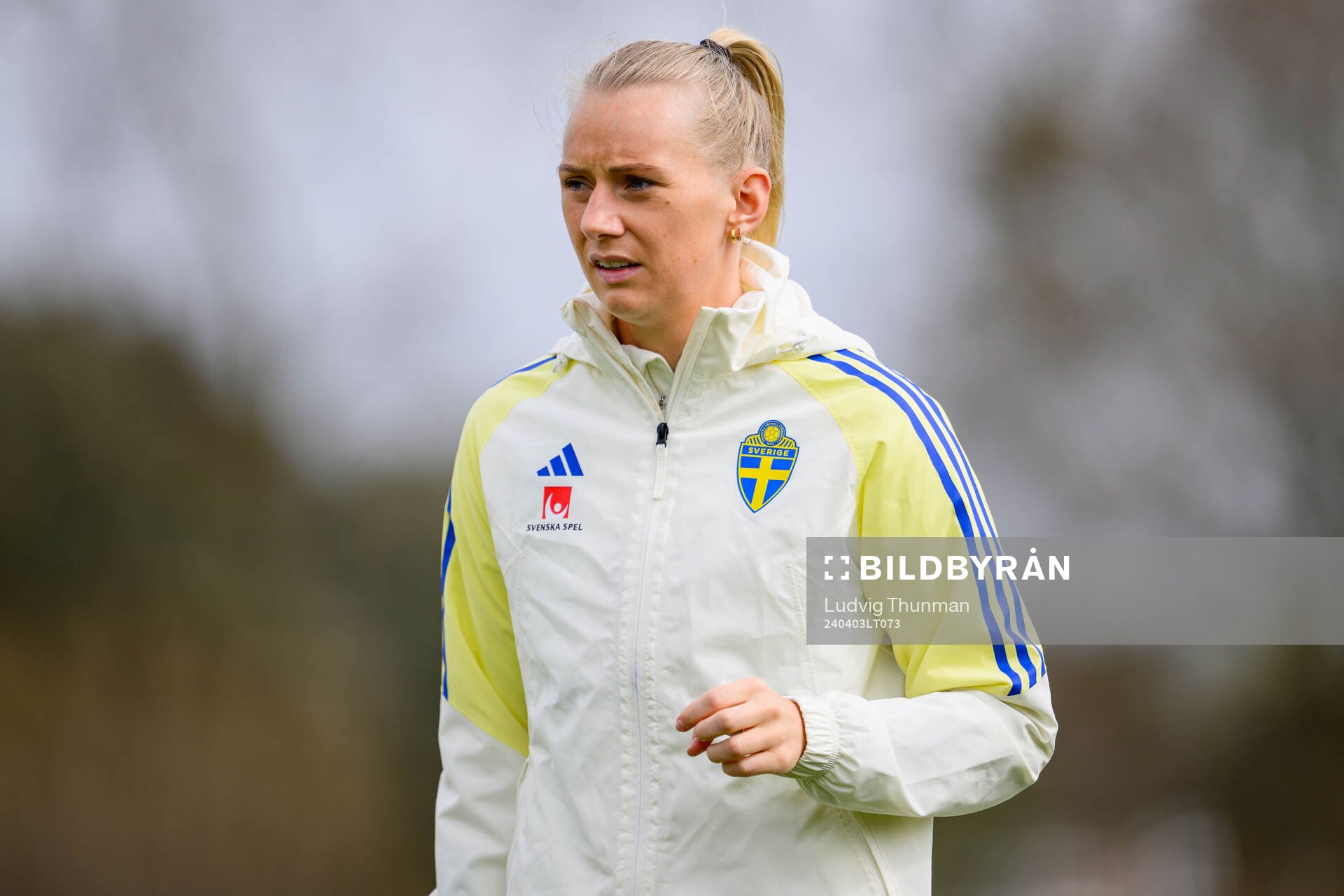 Stina Blackstenius of Sweden of the women's national