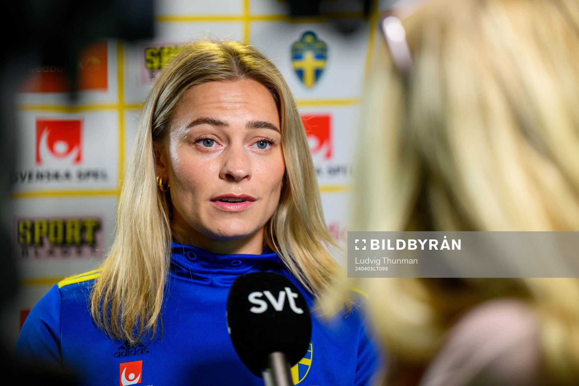 Fridolina Rolfö of Sweden of the women's national football