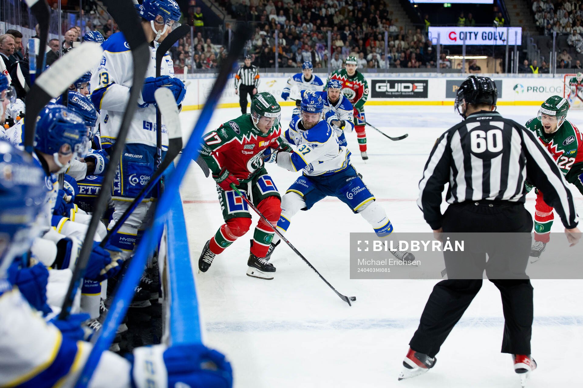 Frölundas Isac Born och Leksands Anton Lindholm