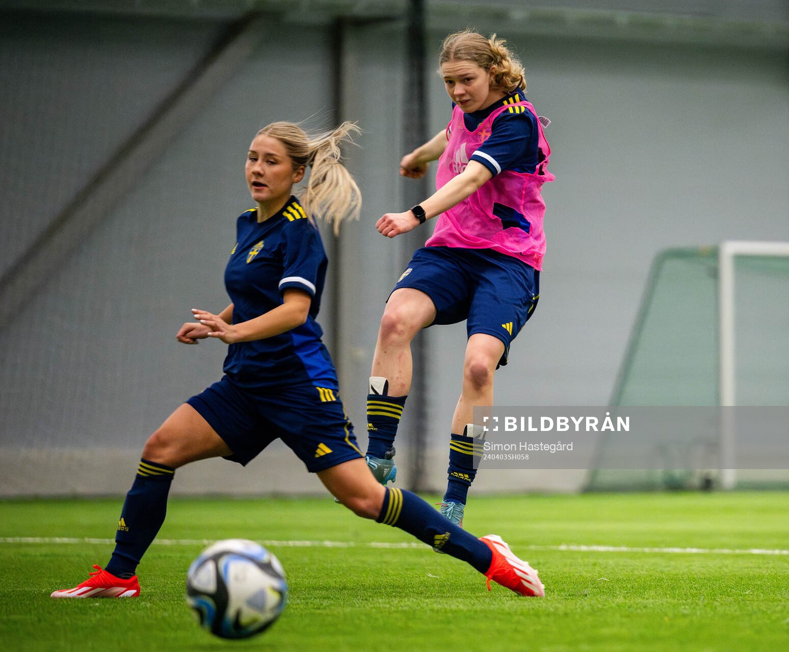 Novalie Jensen och Hannah Sjödahl