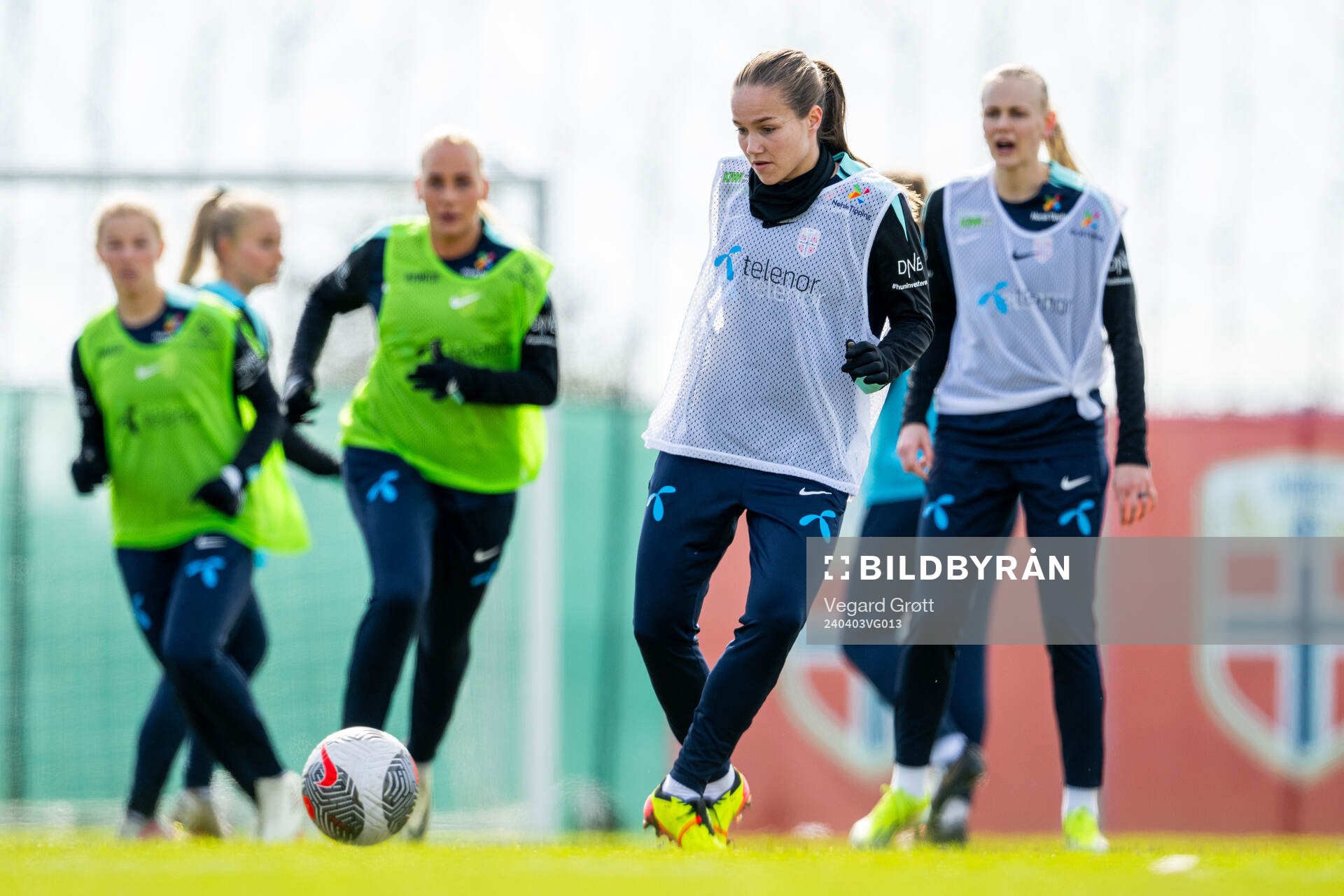 Guro Reiten of the Norwegian women's national football team