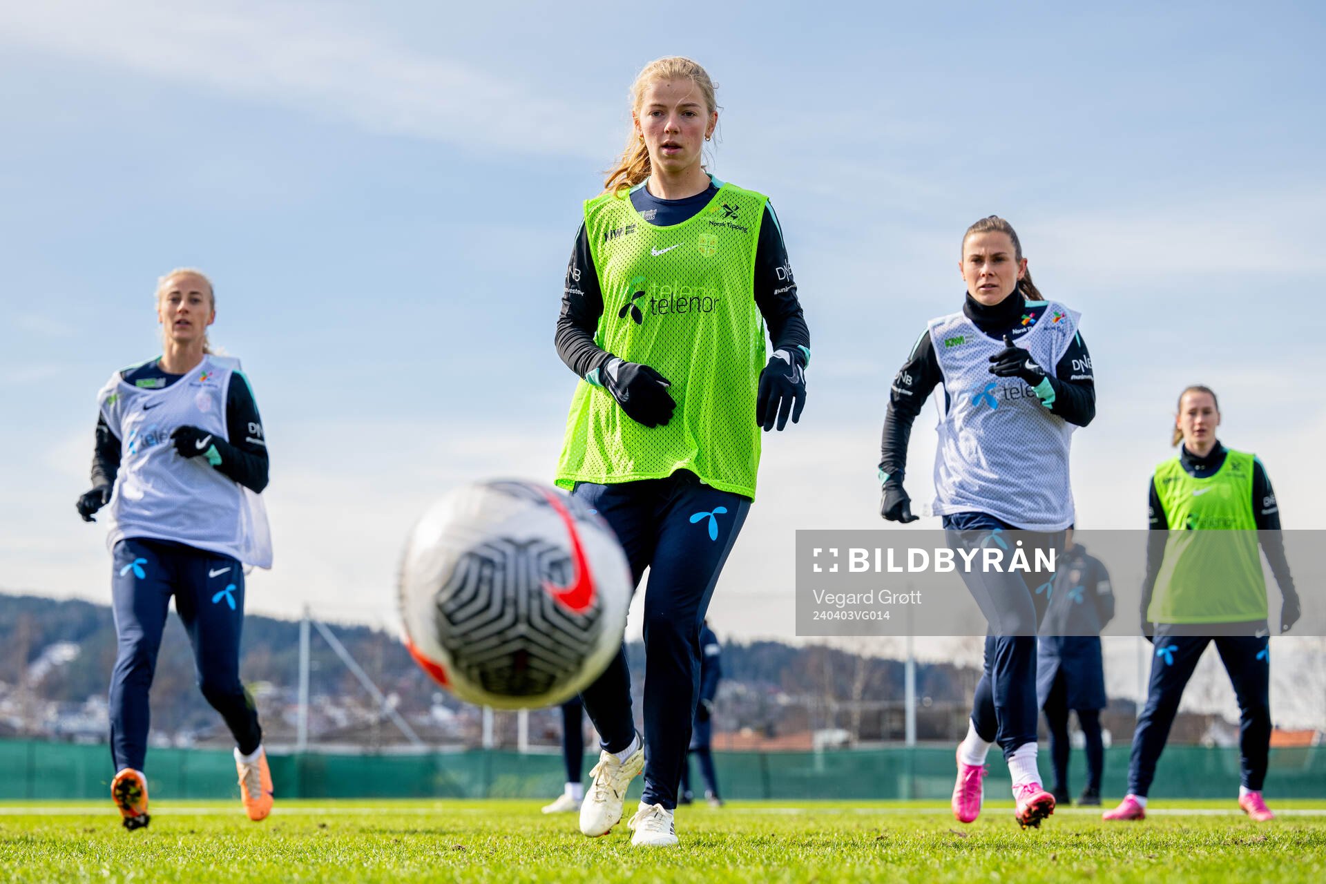 Justine Kielland of the Norwegian women's national football