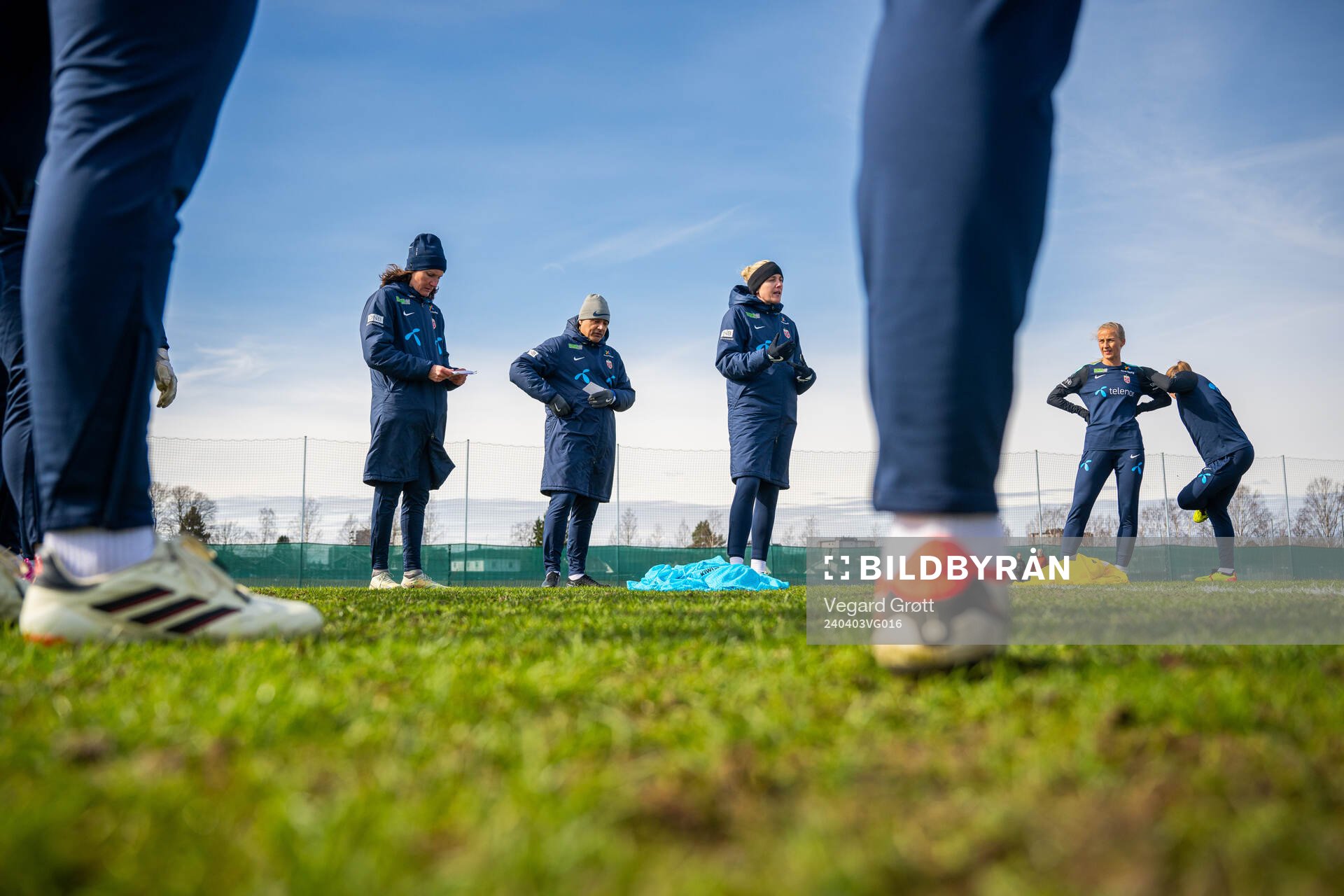 Ingvild Stensland, assistant coach, Lee Skyrme, assistant