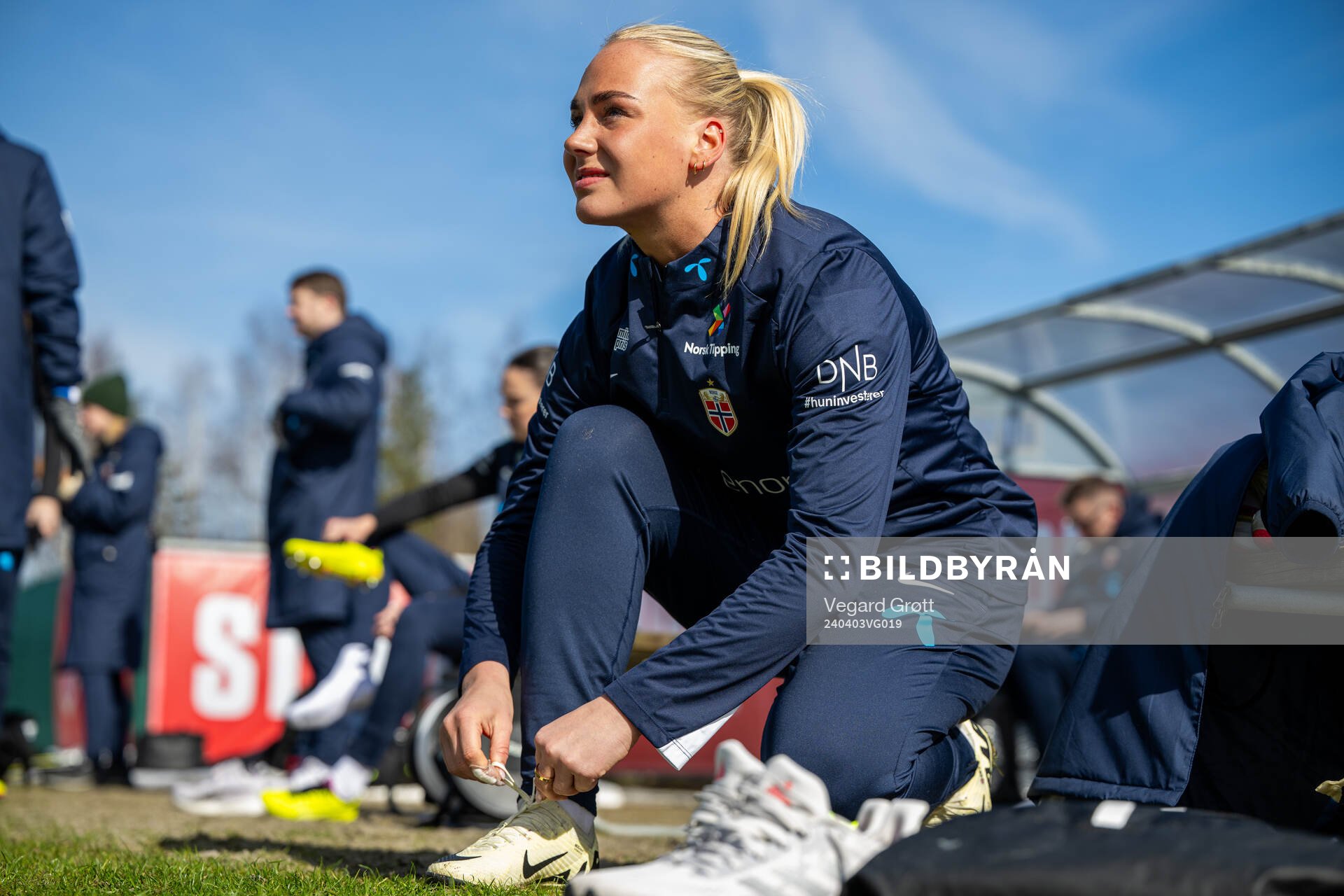 Cathinka Tandberg of the Norwegian women's national