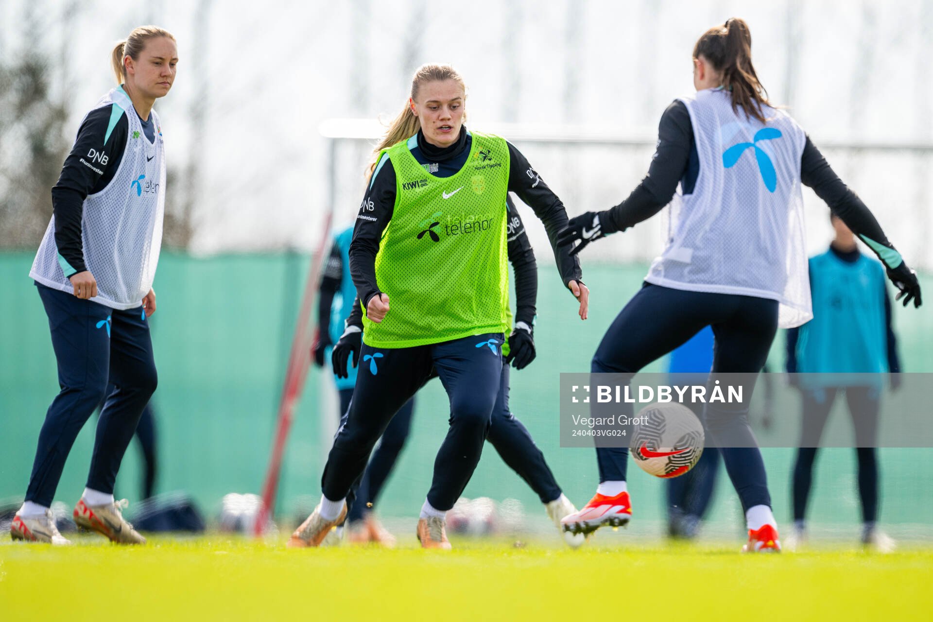 Mathilde Harviken of the Norwegian women's national