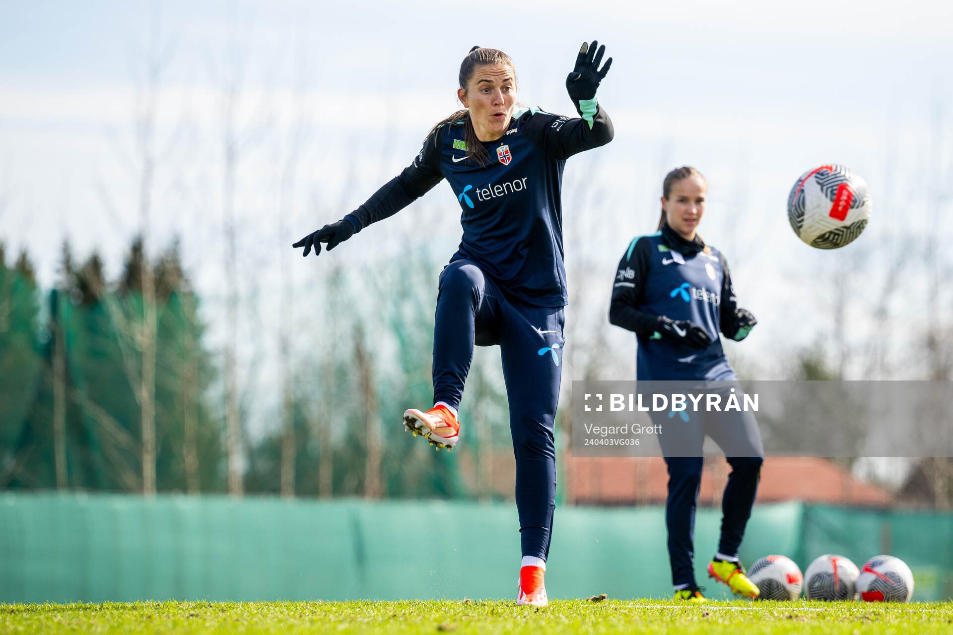 Vilde Bøe Risa of the Norwegian women's national football