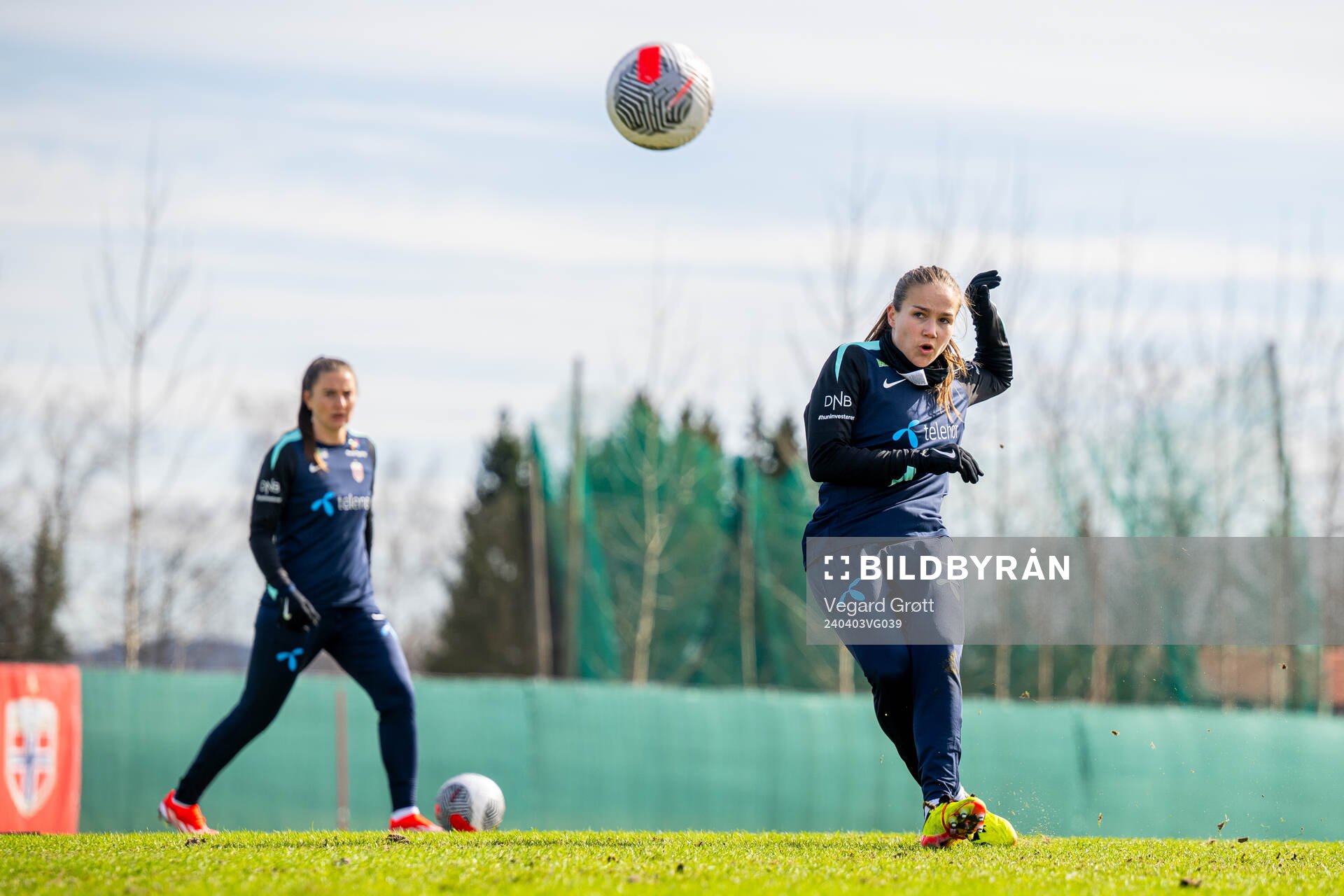 Guro Reiten of the Norwegian women's national football team