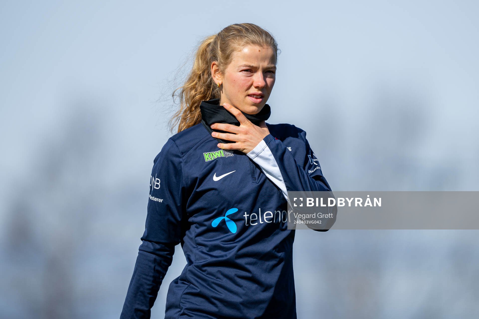 Justine Kielland of the Norwegian women's national football