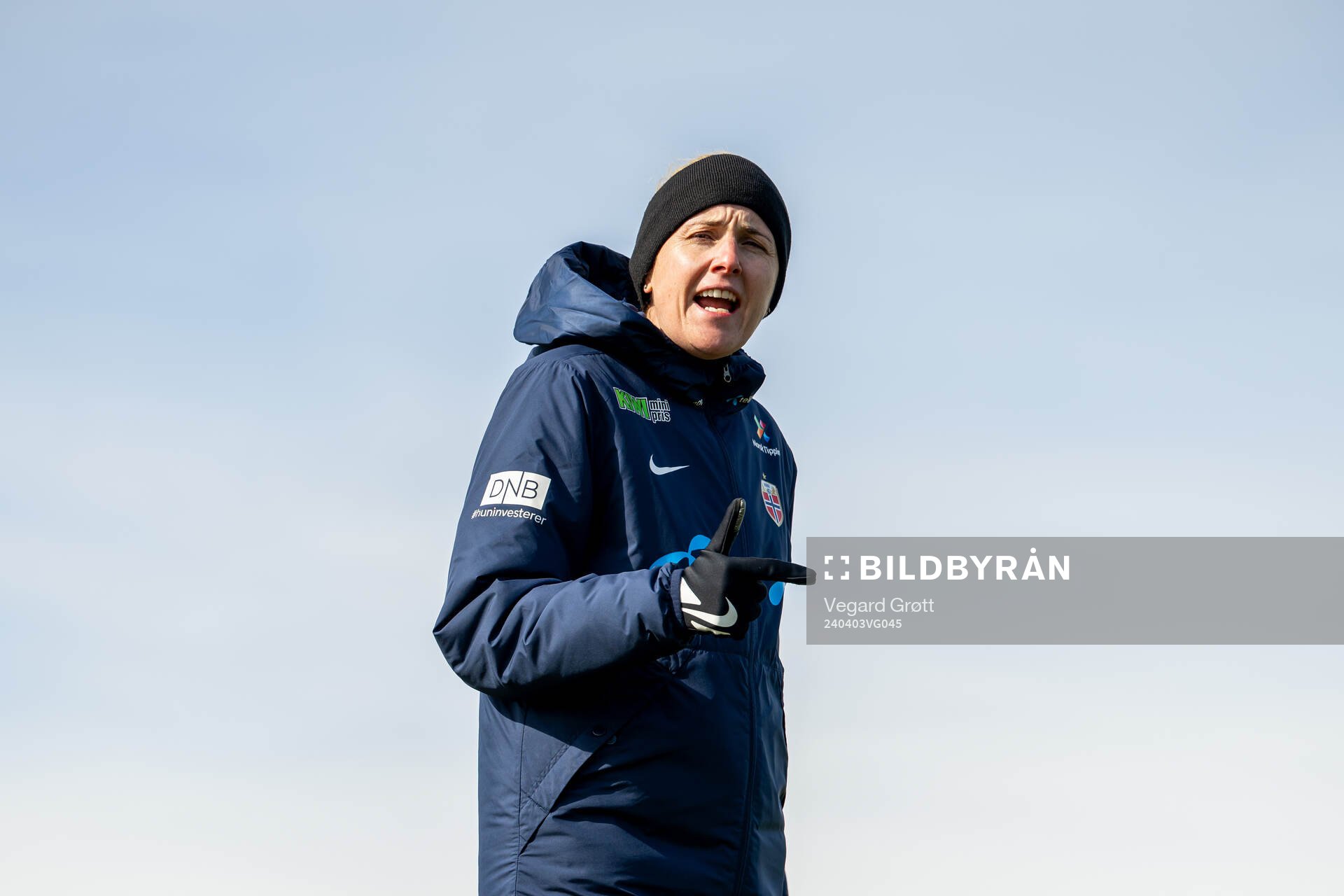 Gemma Grainger, head coach of the Norwegian women's
