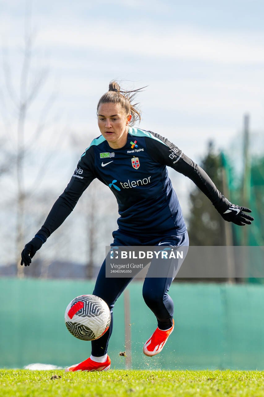 Vilde Bøe Risa of the Norwegian women's national football