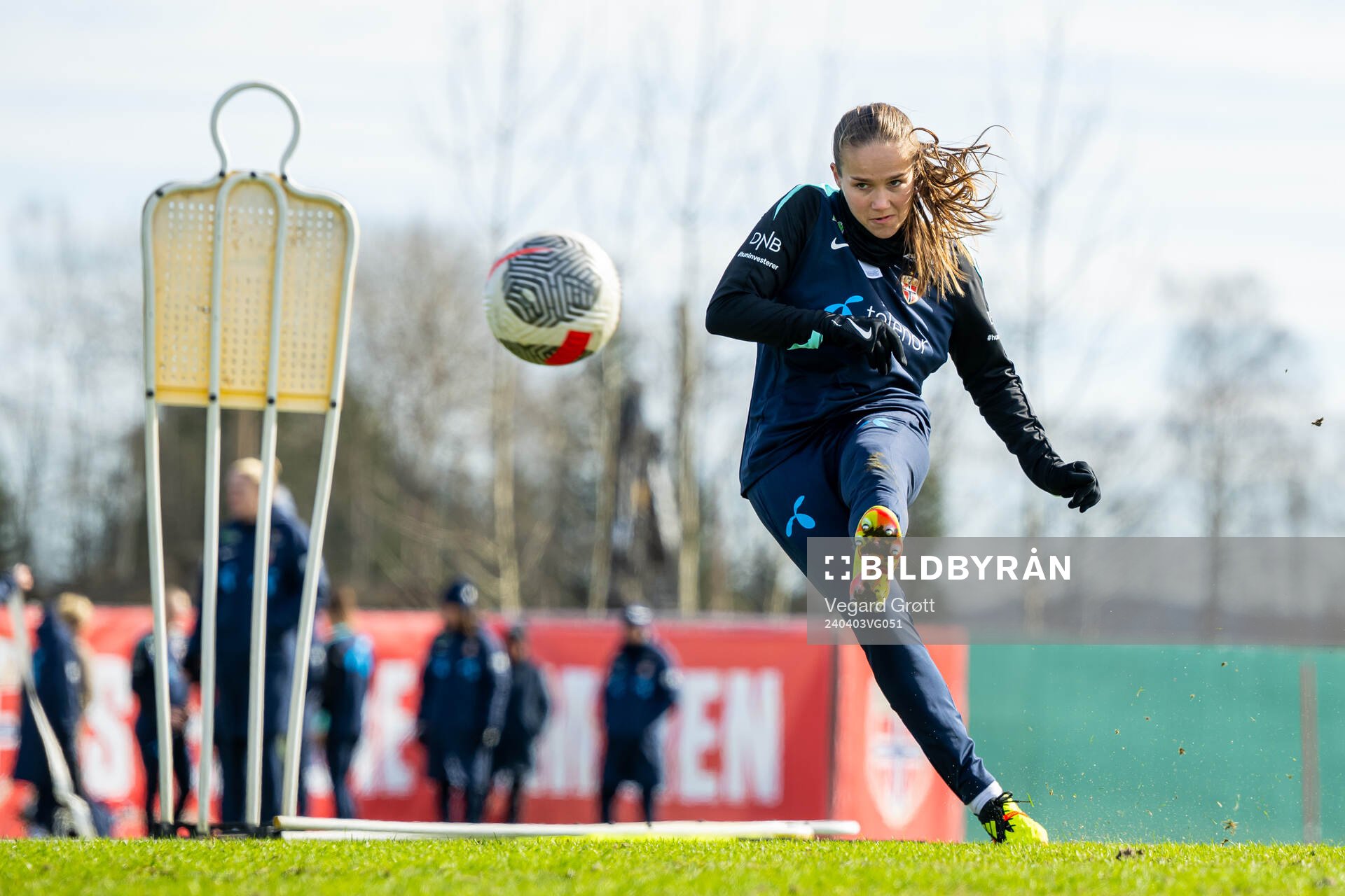 Guro Reiten of the Norwegian women's national football team