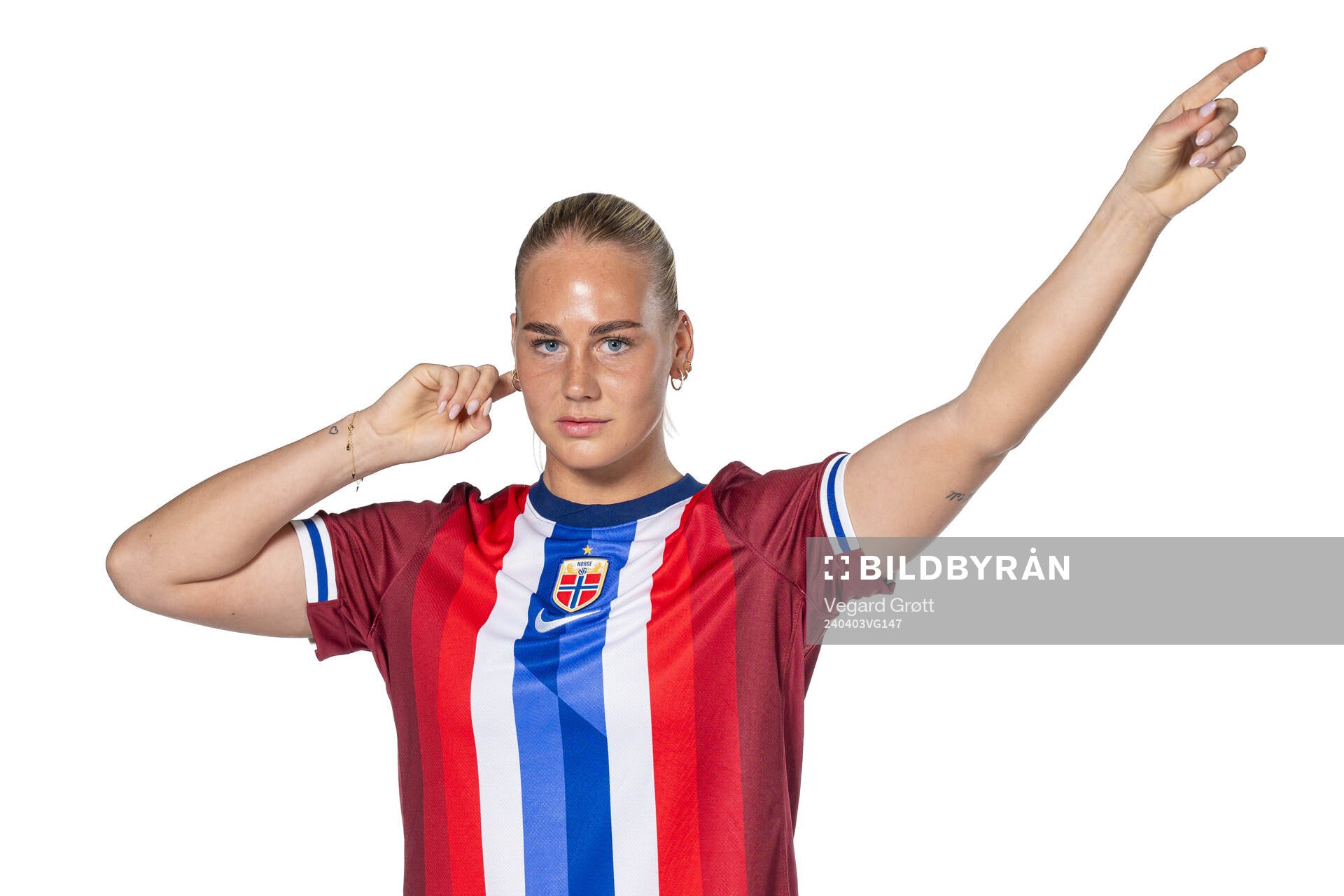 Cathinka Tandberg of the Norwegian women's national