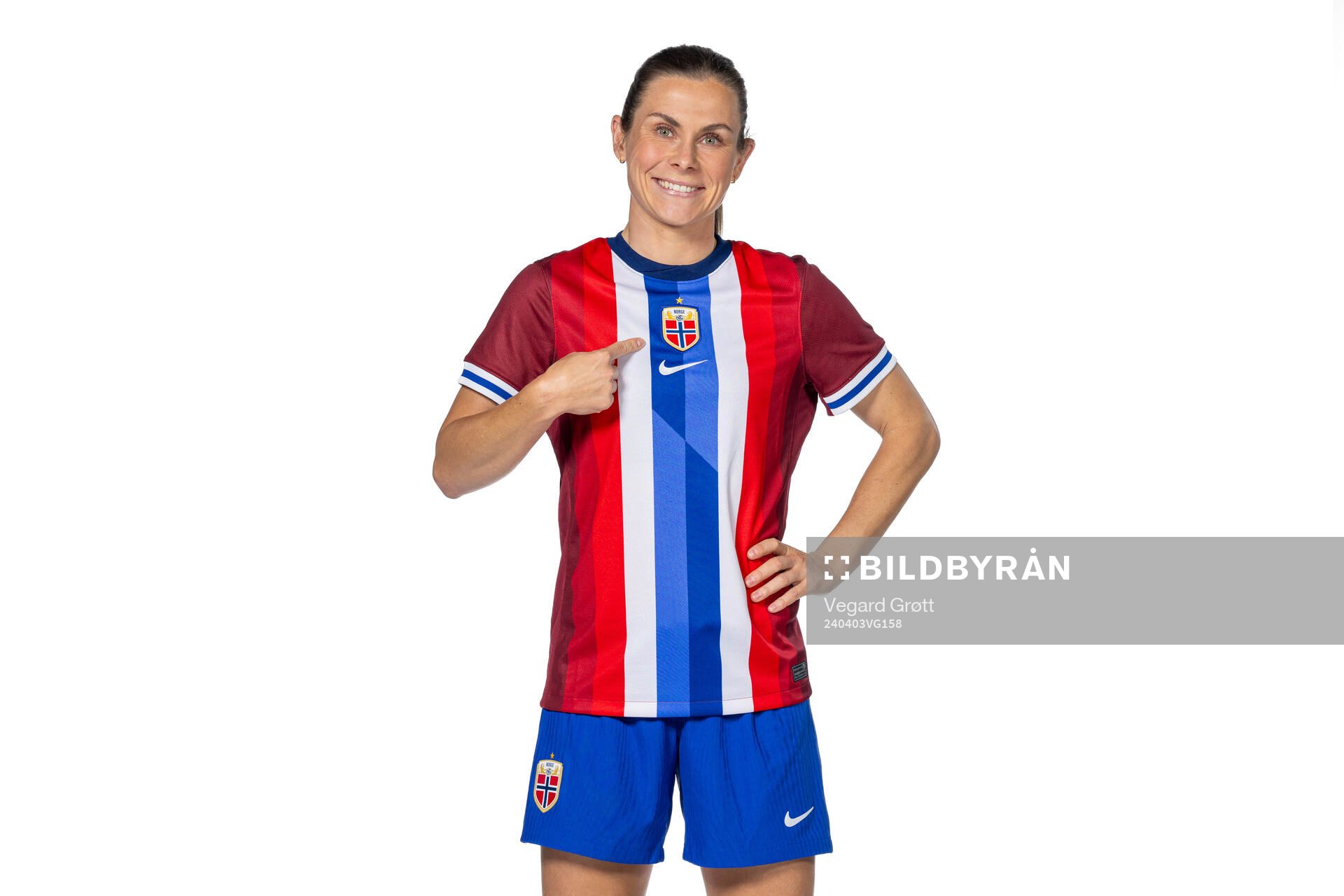 Emilie Haavi of the Norwegian women's national football