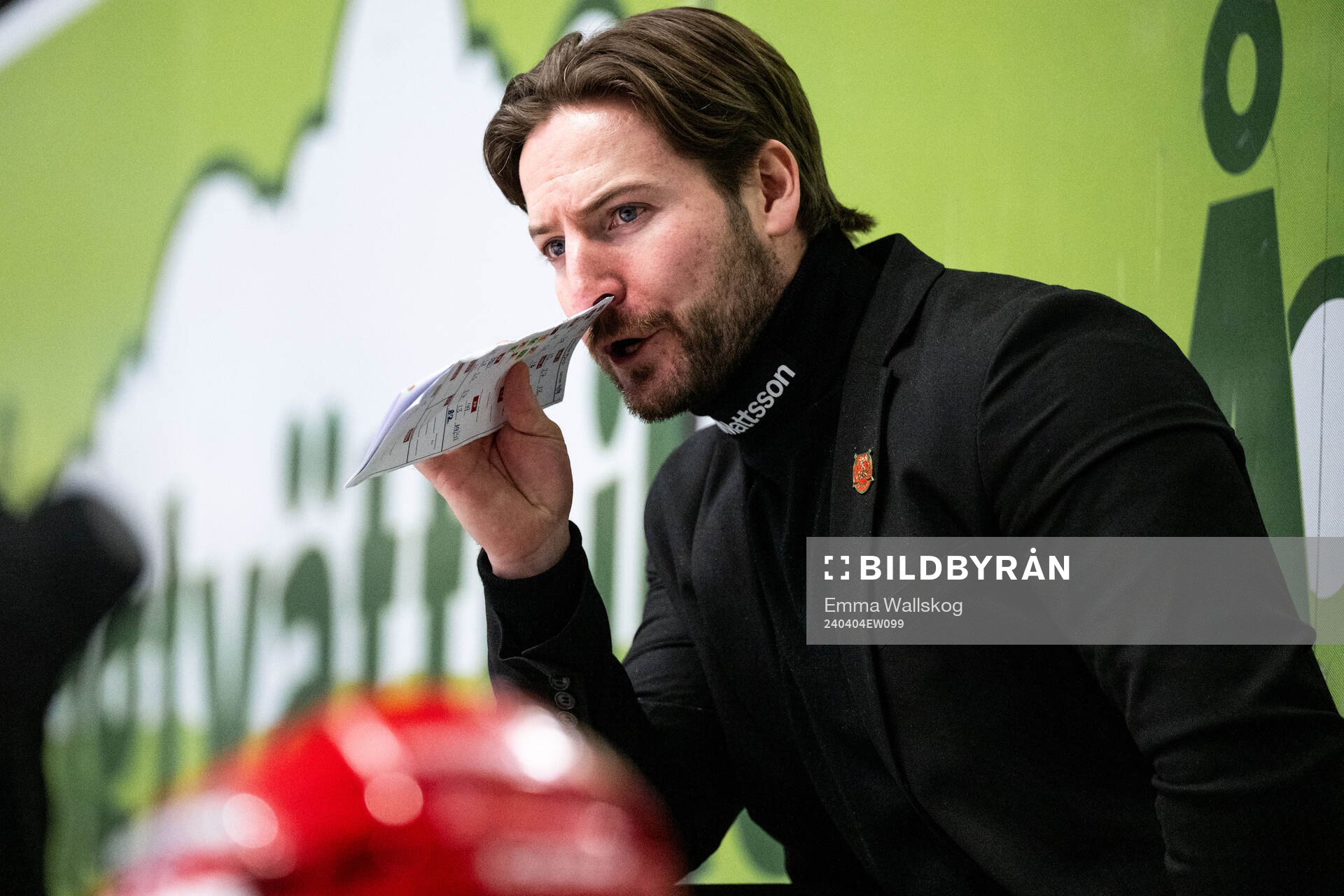 Moras assisterande tränare Fabian Gunnarsson