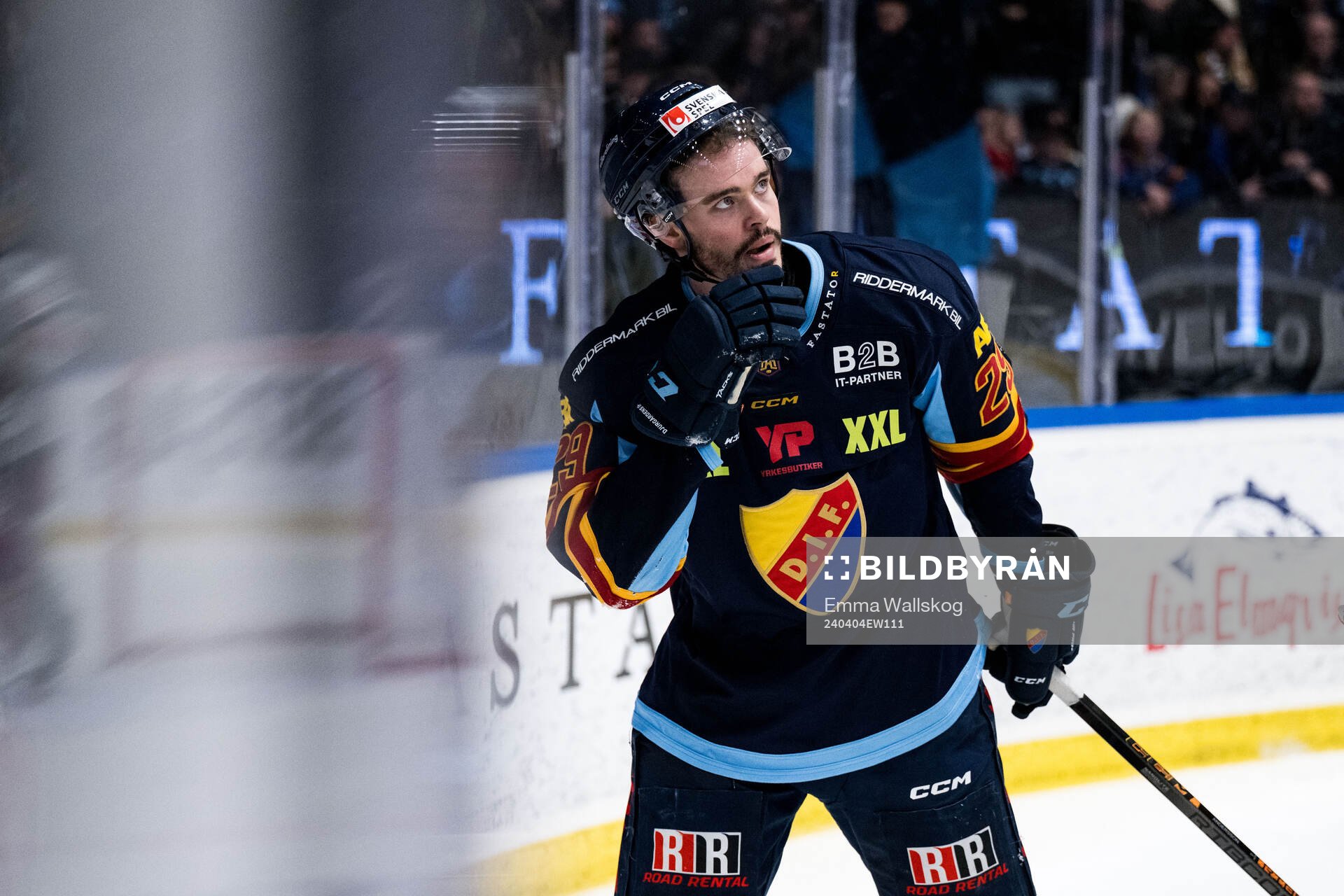 Djurgårdens Axel Andersson har ont